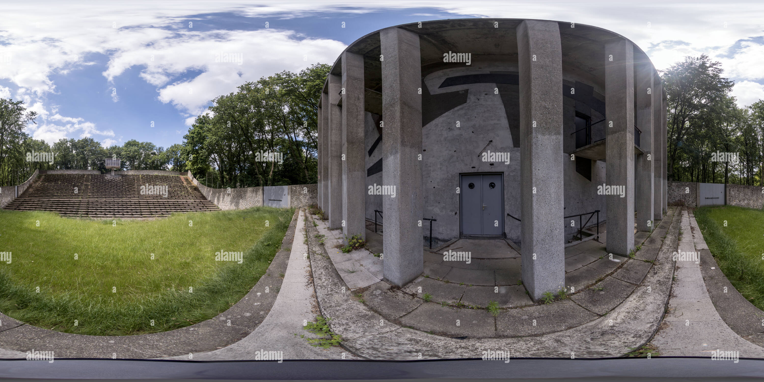 Vue panoramique à 360° de Le théâtre en plein air de Lichtenberg 1