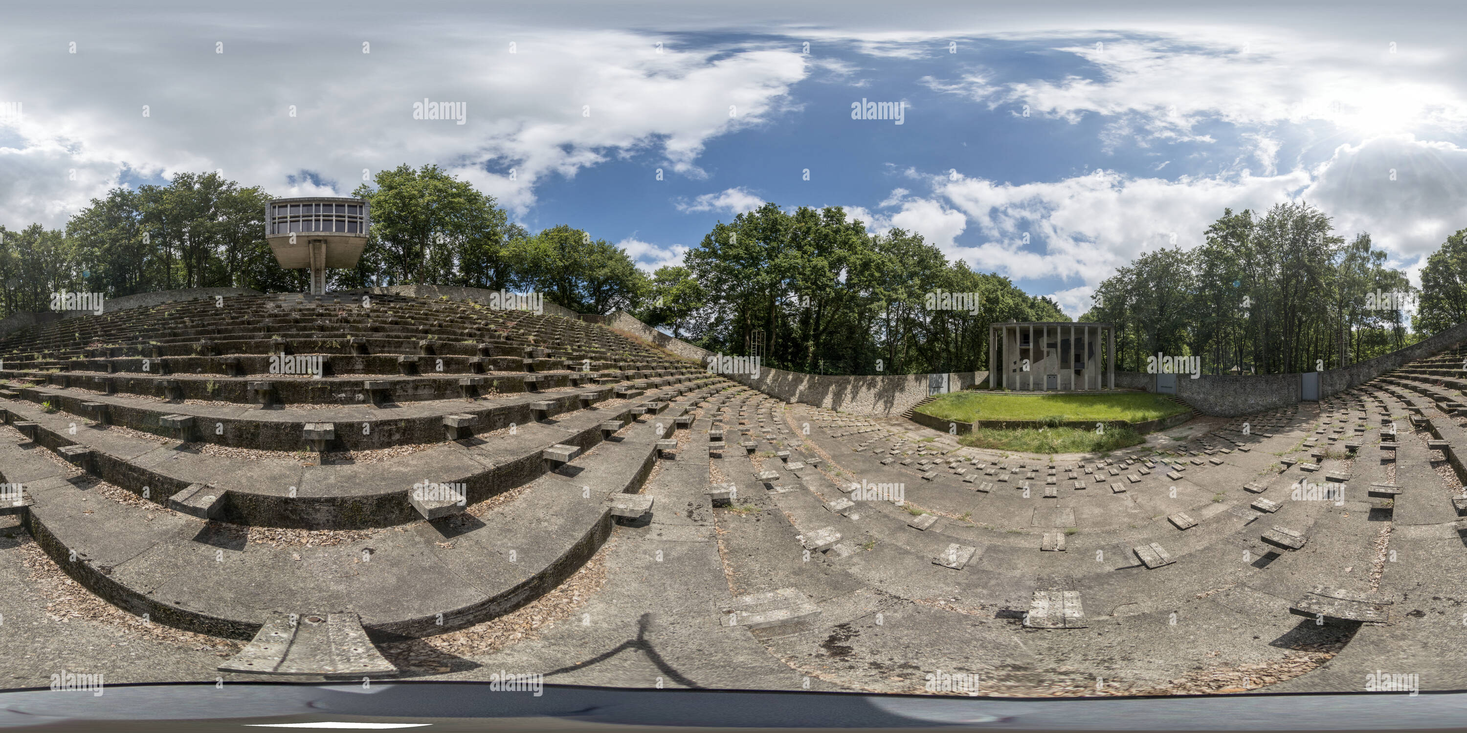 Vue panoramique à 360° de Le théâtre en plein air de Lichtenberg 2