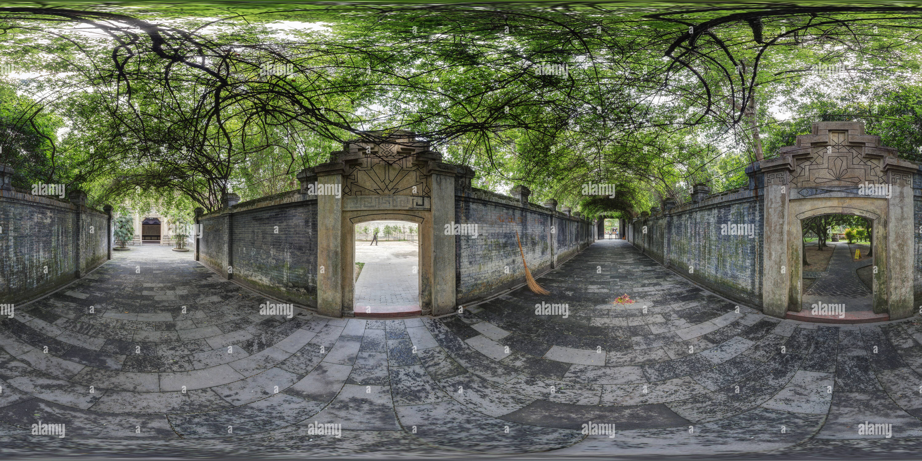 Vue panoramique à 360° de Chengdu - Dayi Wenhui vieux Accueil Galerie -4-2012