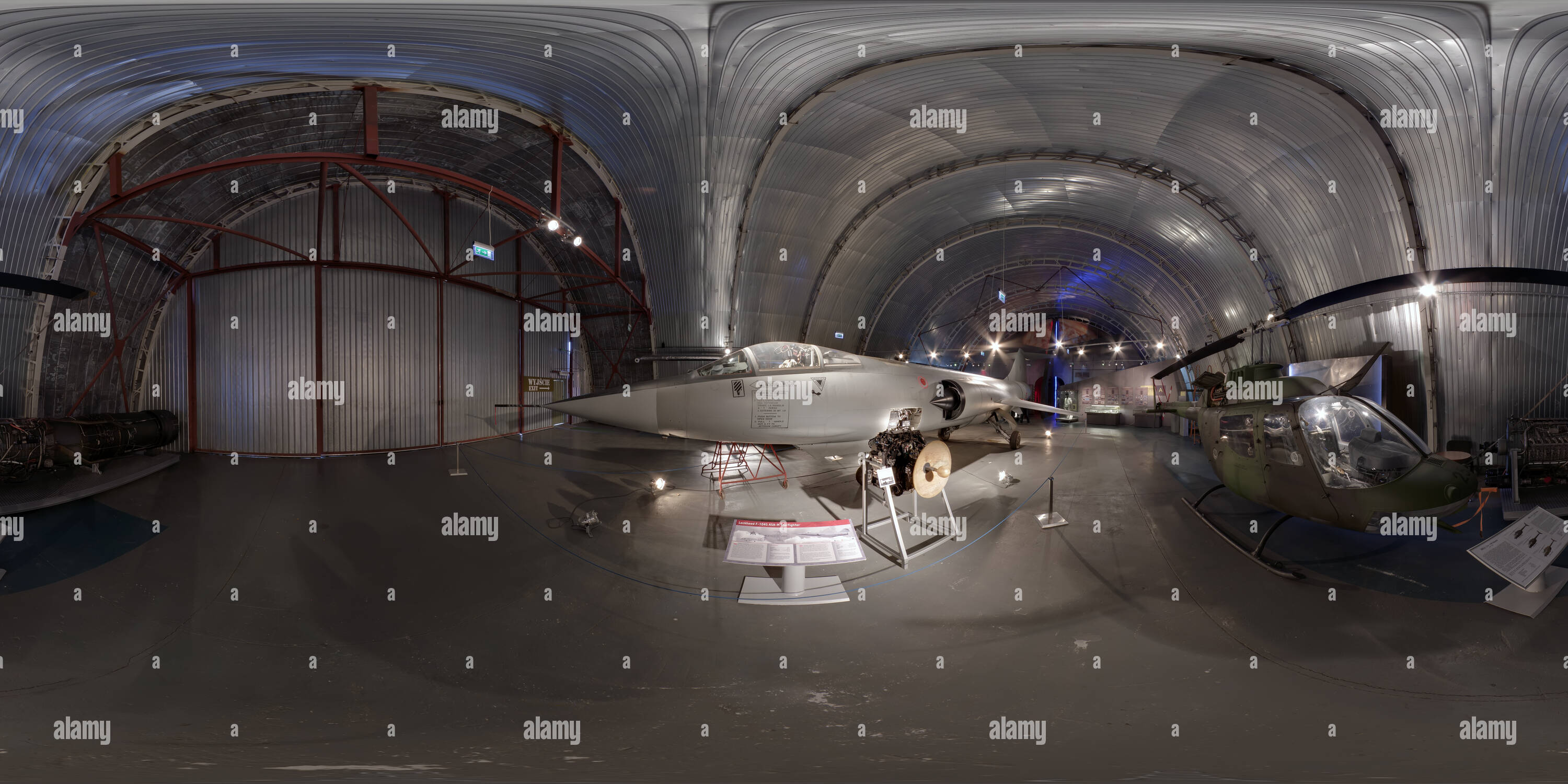 Vue panoramique à 360° de Cracovie - Muzeum Lotnictwa - Starfighter # 10