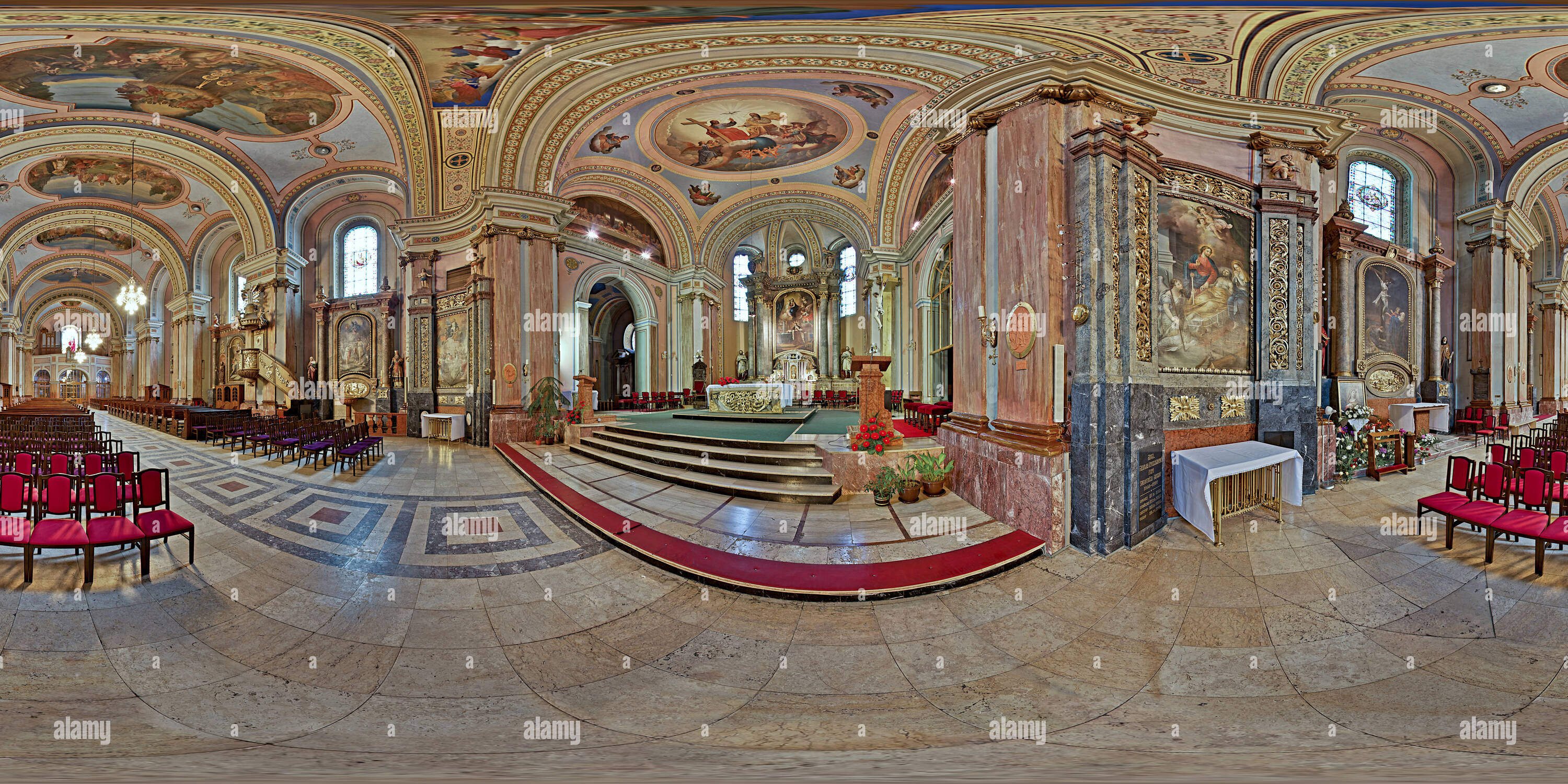 Vue à 360° de Cathédrale de Sainte Thérèse d'Avila Alamy