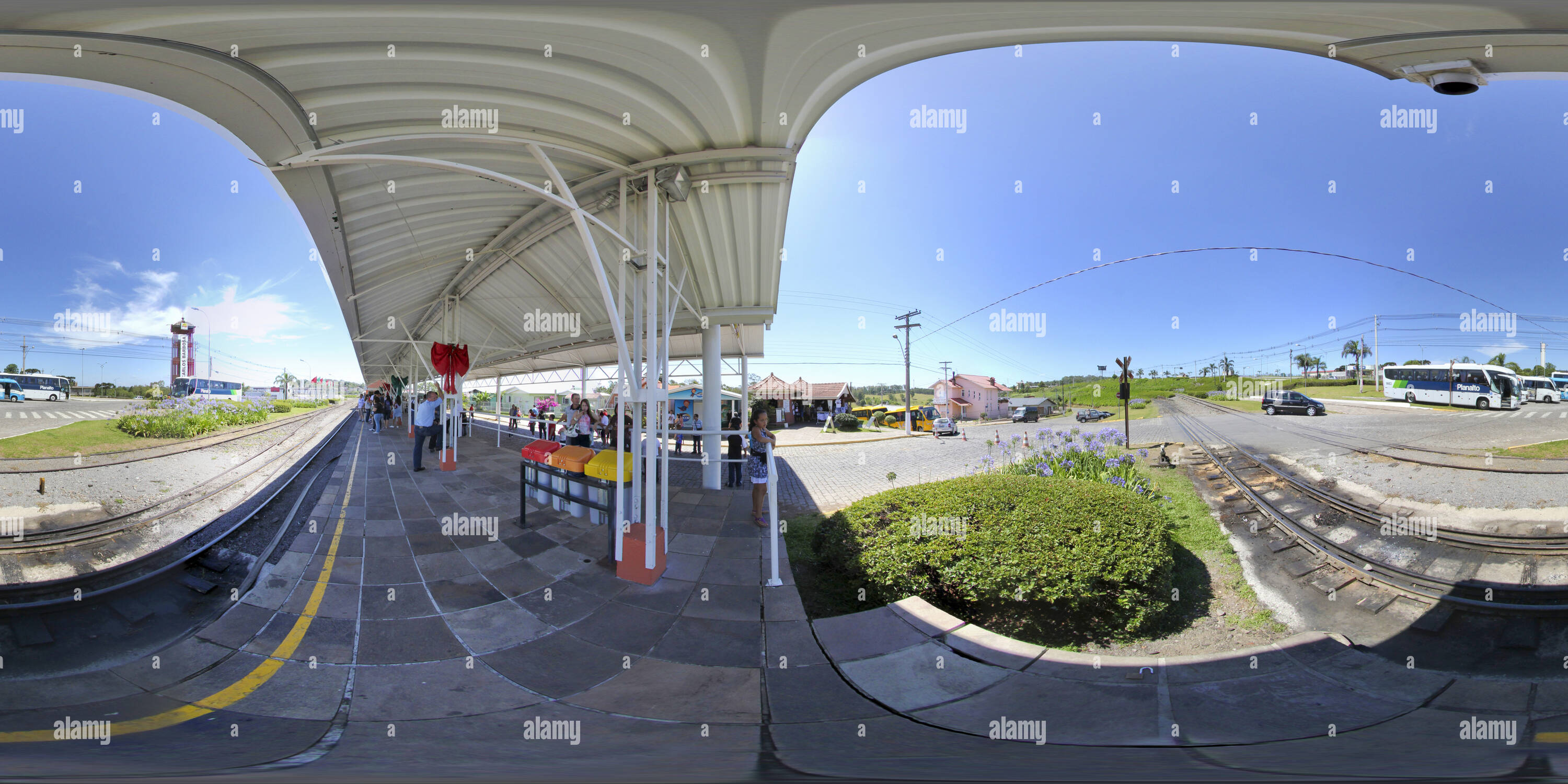 Vue panoramique à 360° de Estação Ferroviária de Carlos Barbosa - RS