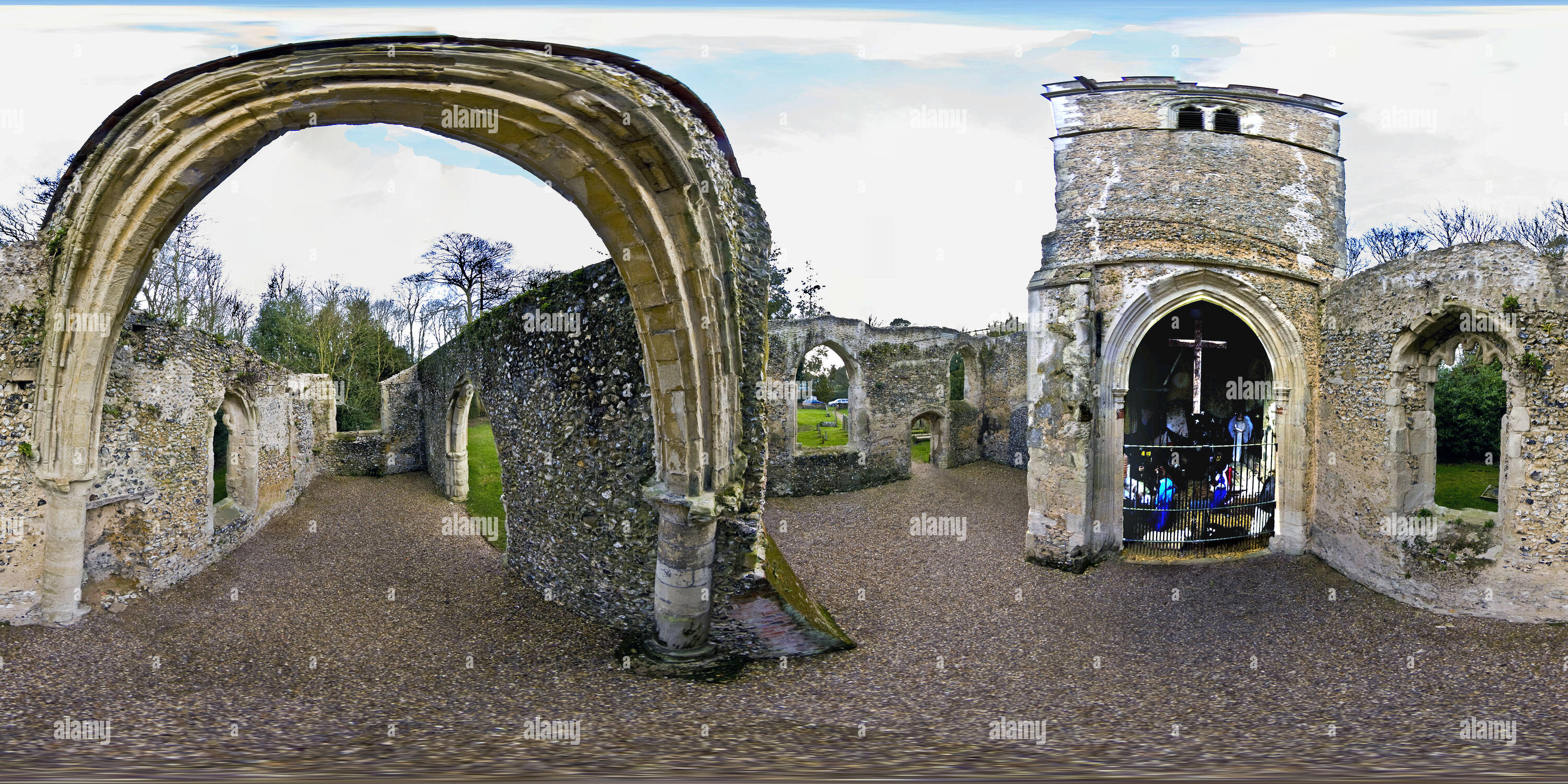 Vue panoramique à 360° de Ayot St Lawrence 2 Hertfordshire