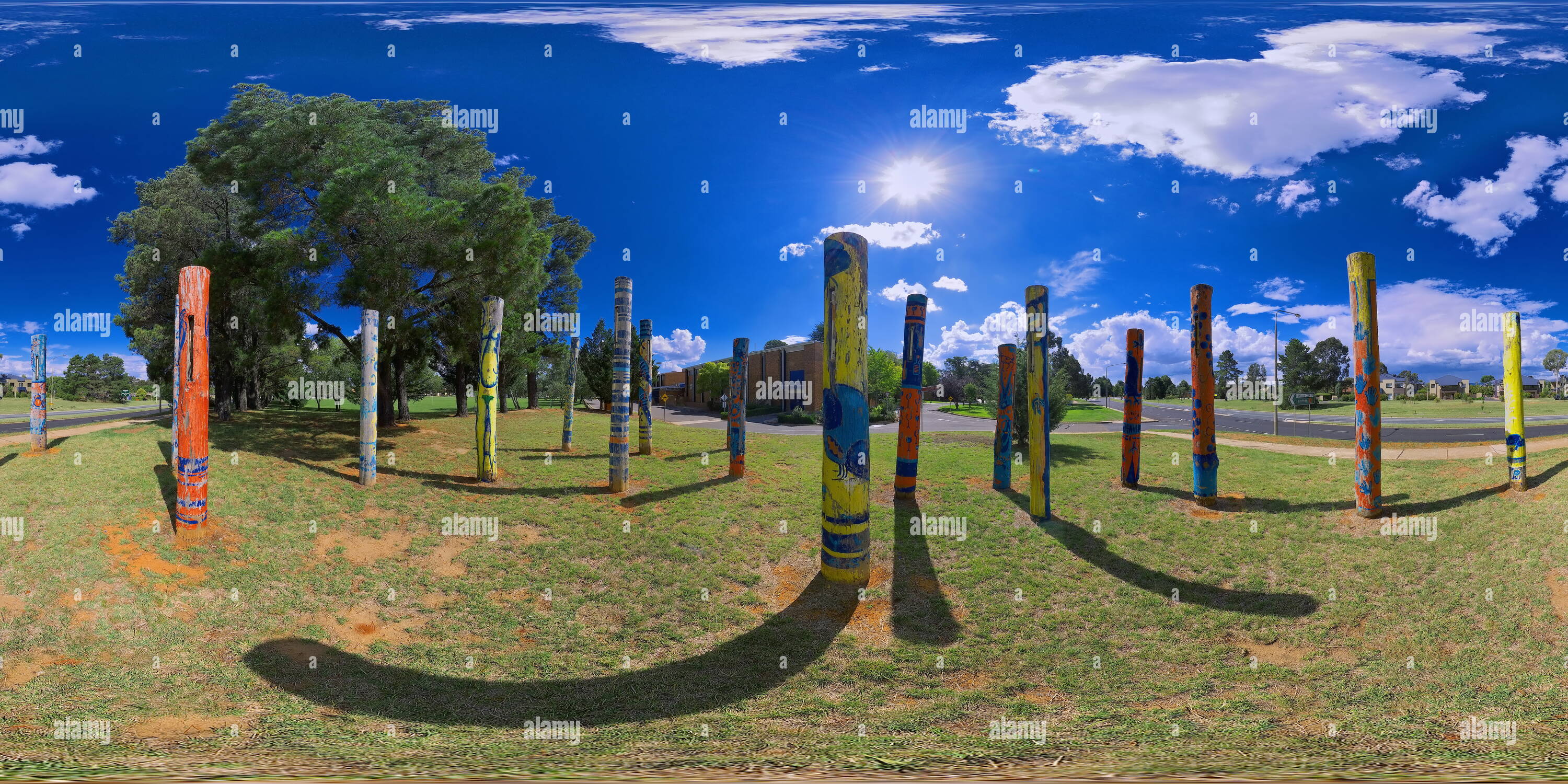 Vue panoramique à 360° de - Canberra Narrabundah College 2