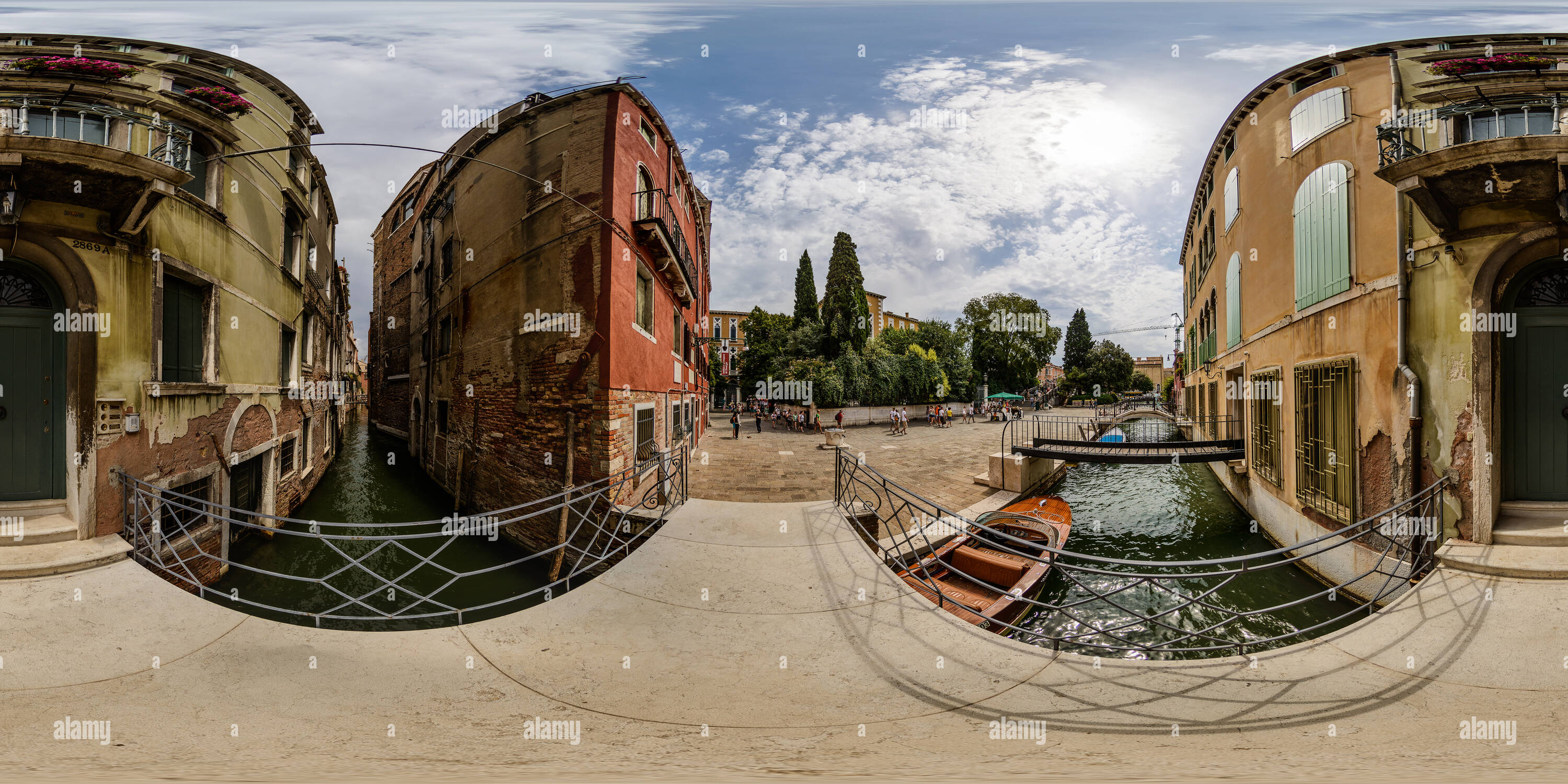 Vue panoramique à 360° de Venise - Campo San Vidal