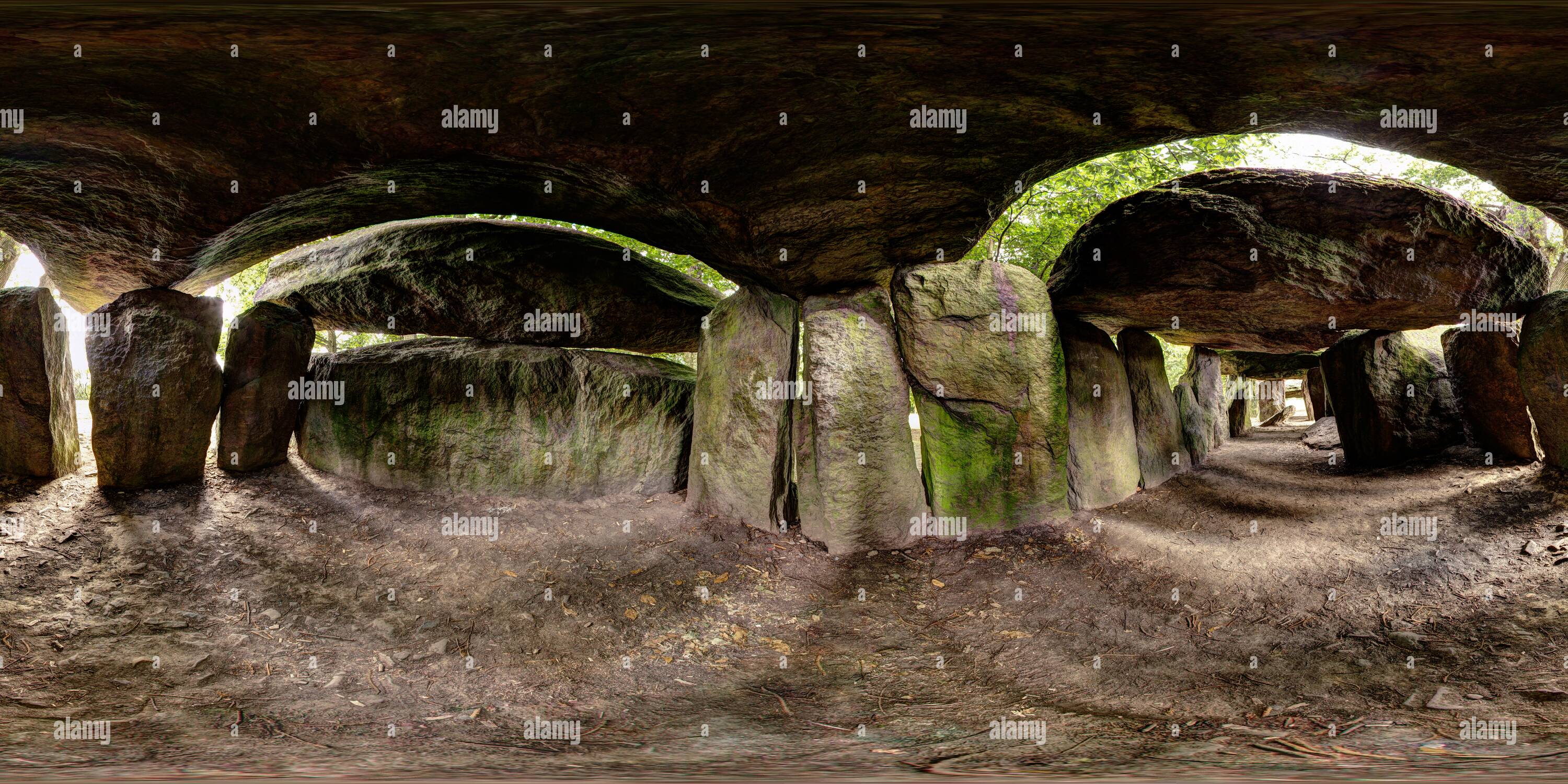 Vue panoramique à 360° de La Roche aux Fées