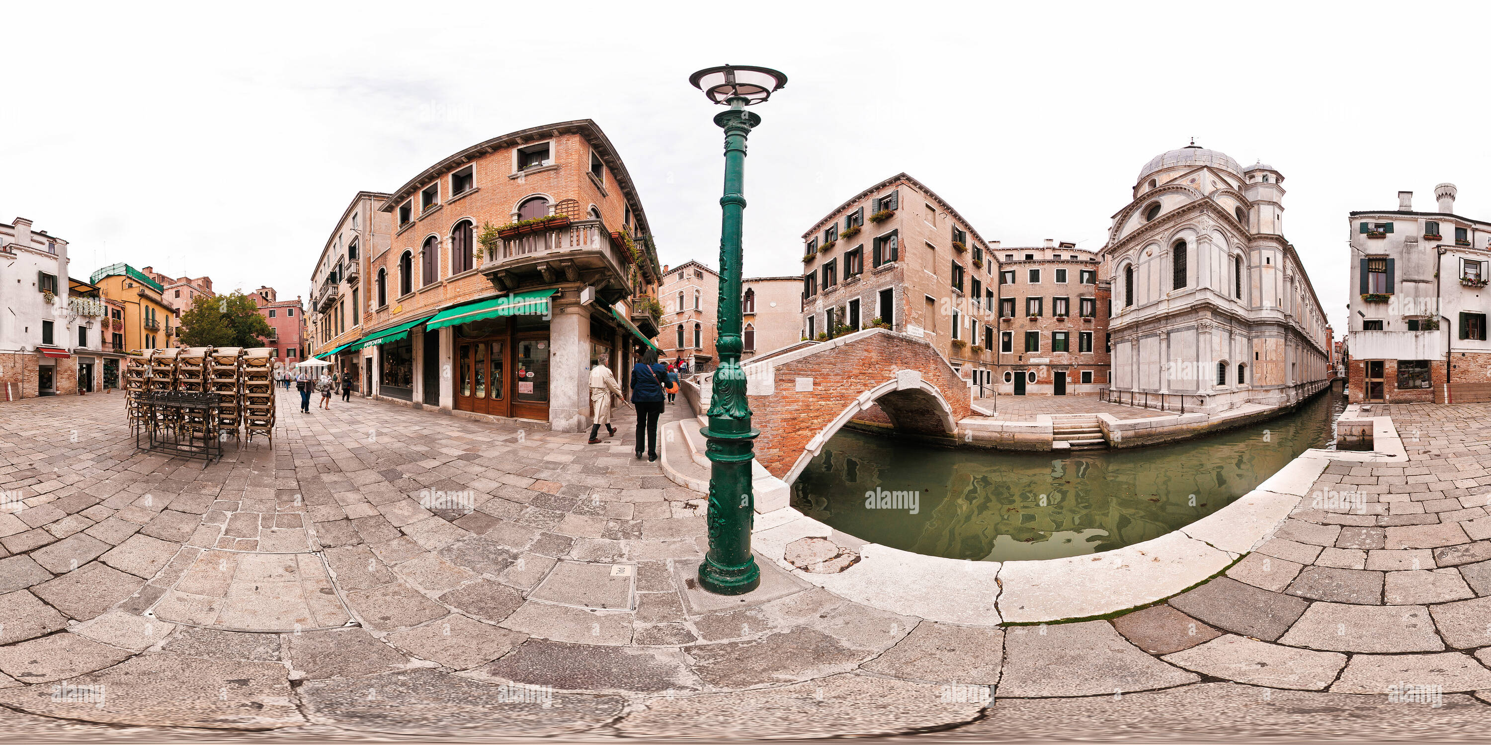 Vue panoramique à 360° de Venezia, Santa Maria dei Miracoli