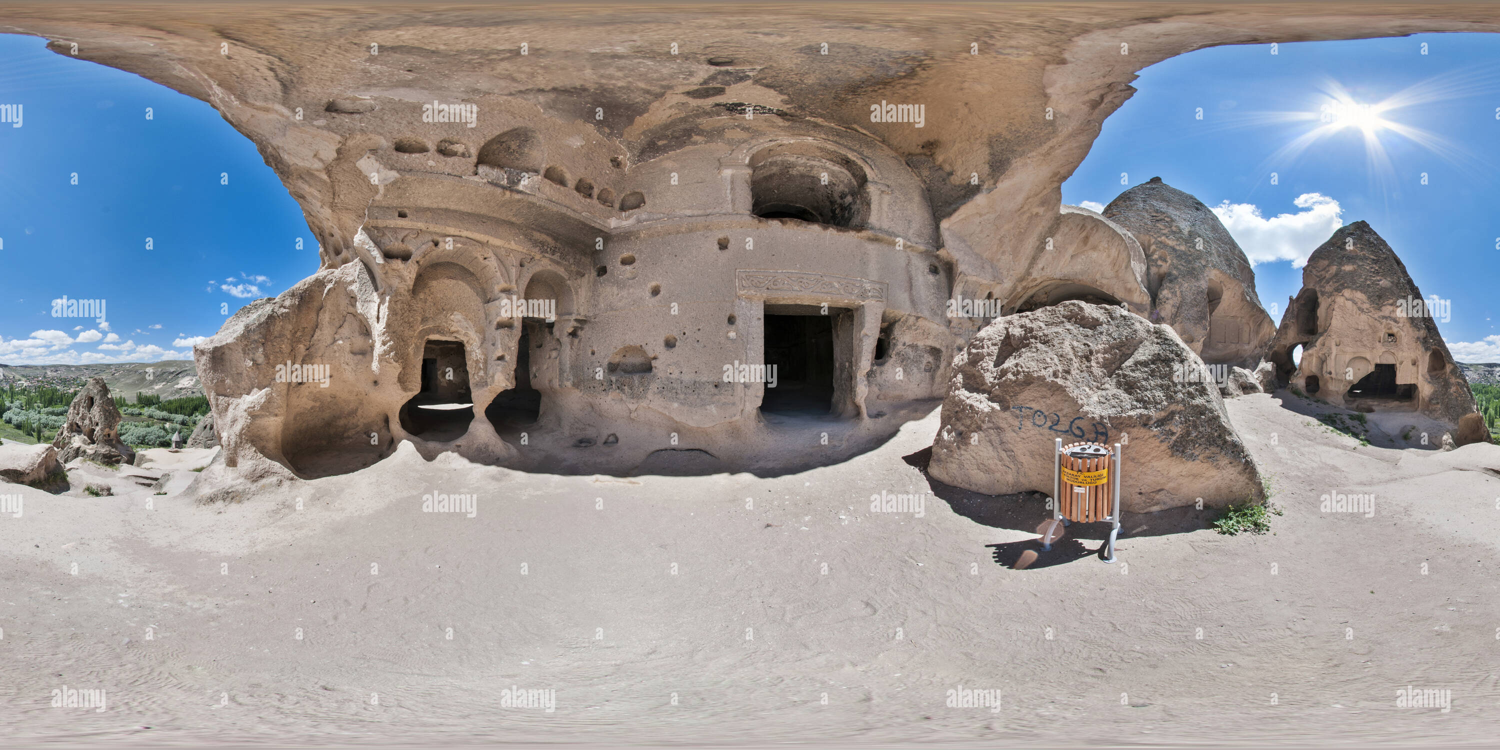 Vue panoramique à 360° de La Cathédrale de Selime