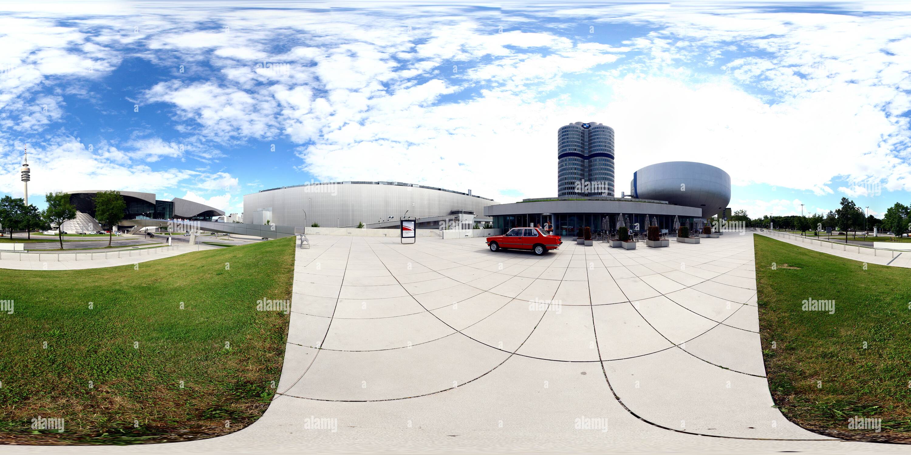 Vue panoramique à 360° de Bmw Welt & Museum