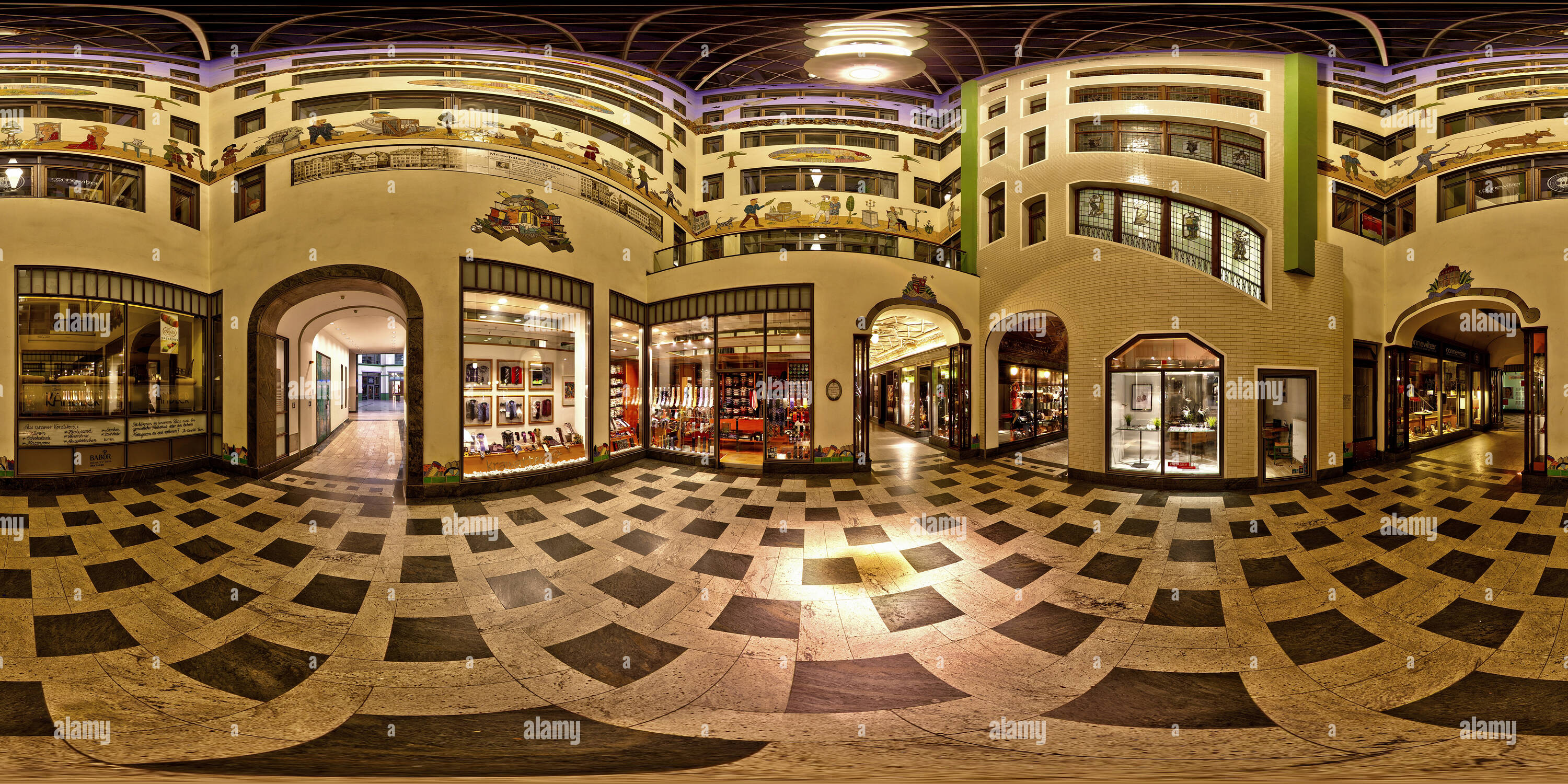 Vue panoramique à 360° de Specks Hof, Leipzig