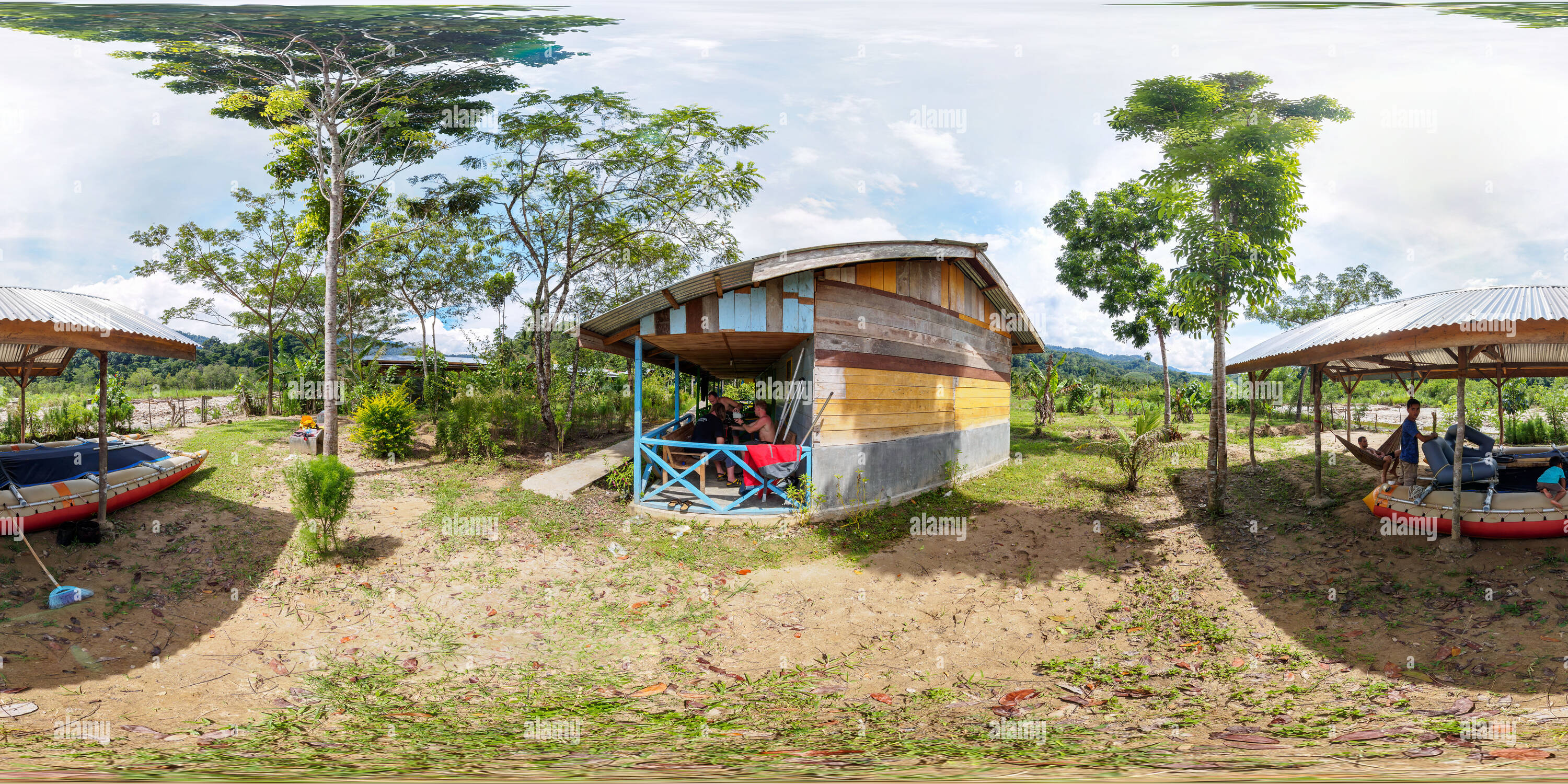 Vue panoramique à 360° de # 1 Ketambe, Sumatra du nord