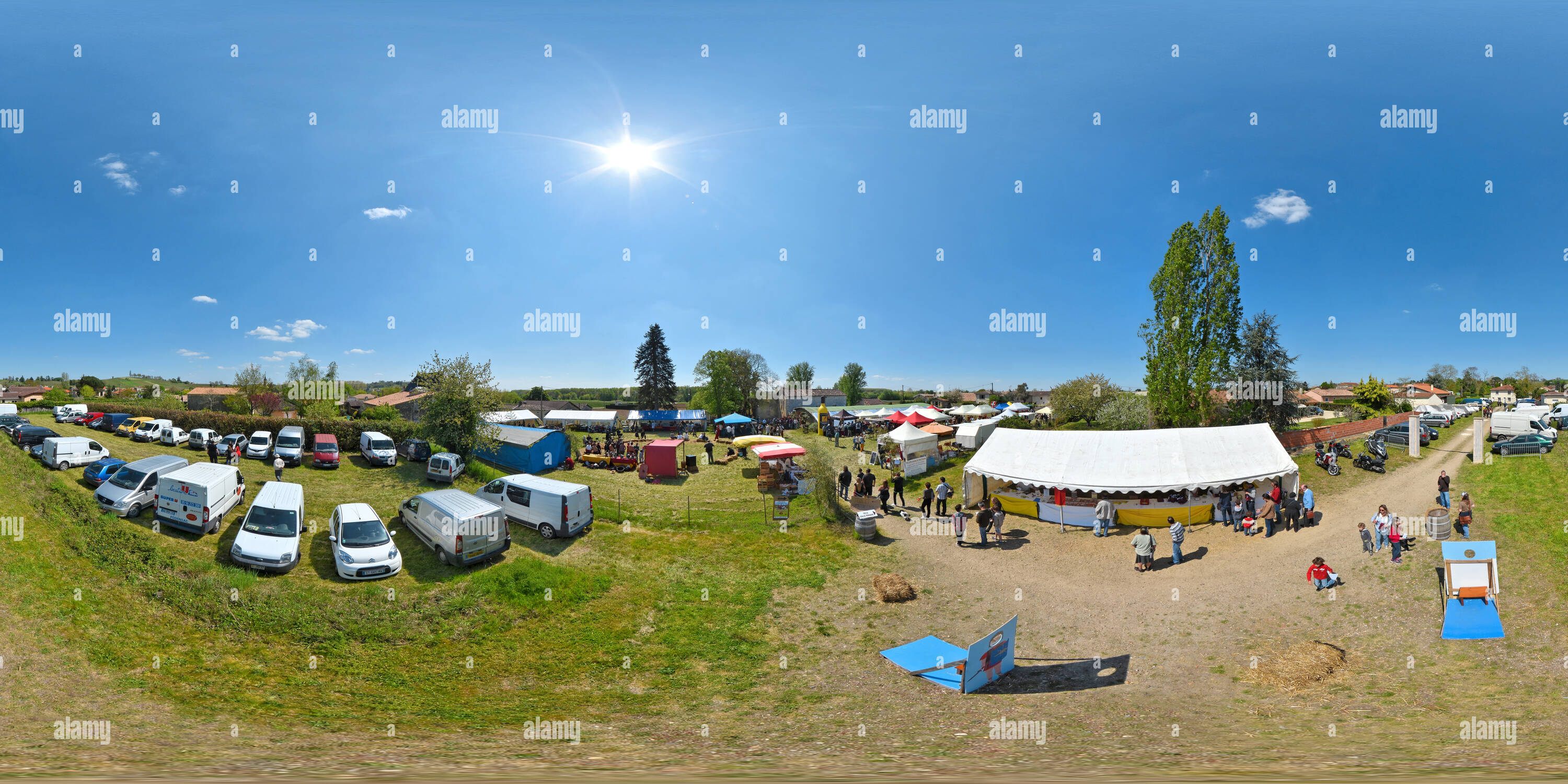 Vue panoramique à 360° de Printemps des liquoreux de Loupiac 2013 - France