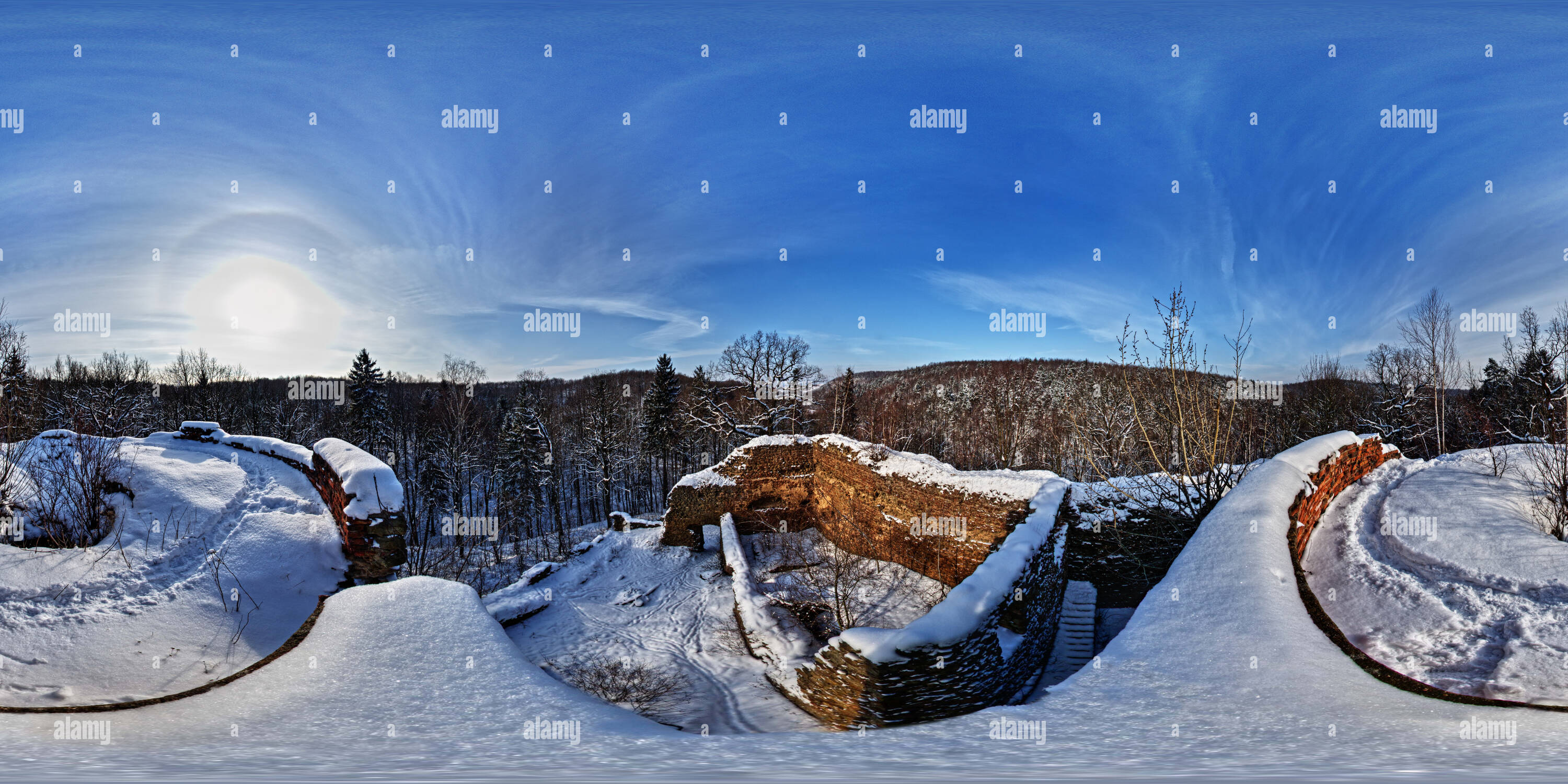 Vue panoramique à 360° de Château de Cisy