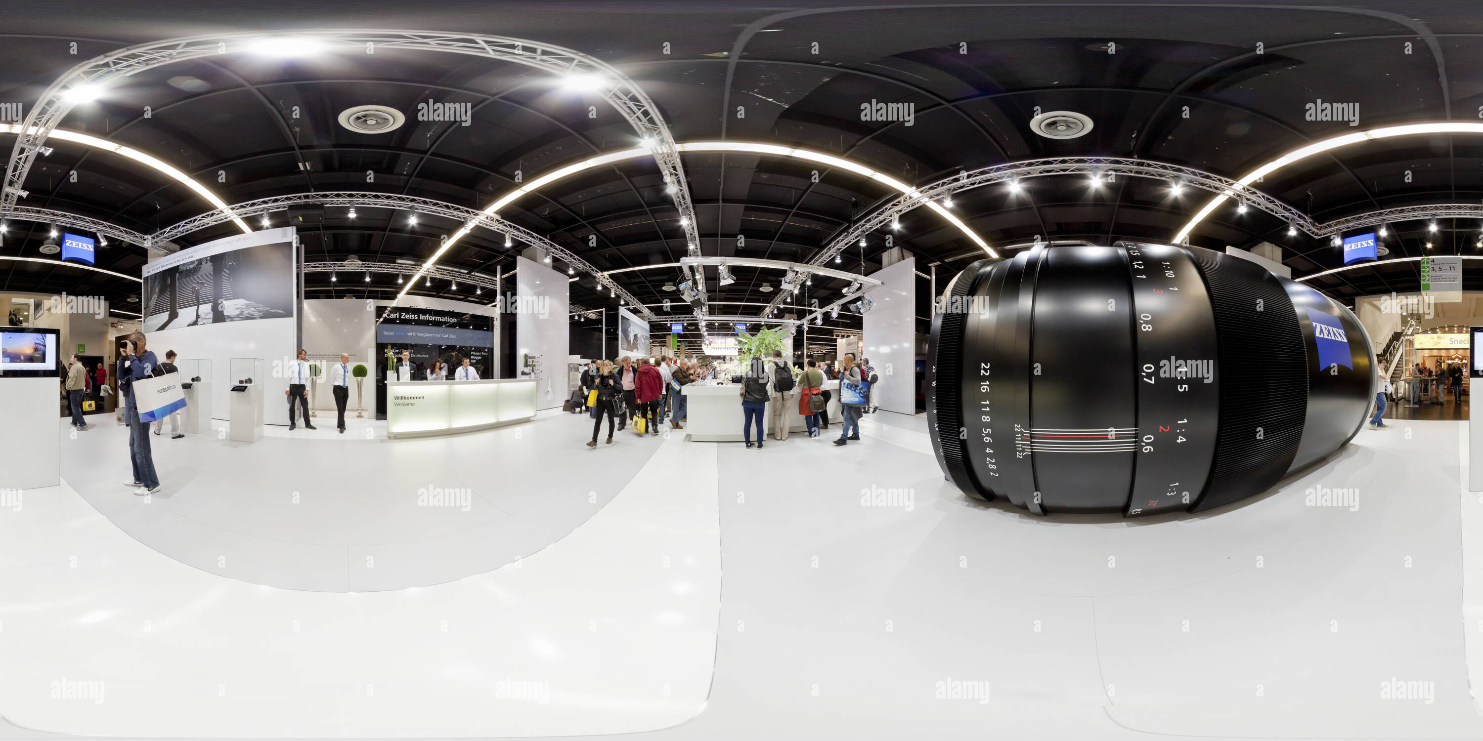 Vue panoramique à 360° de Photokina 2012 - Carl Zeiss stand