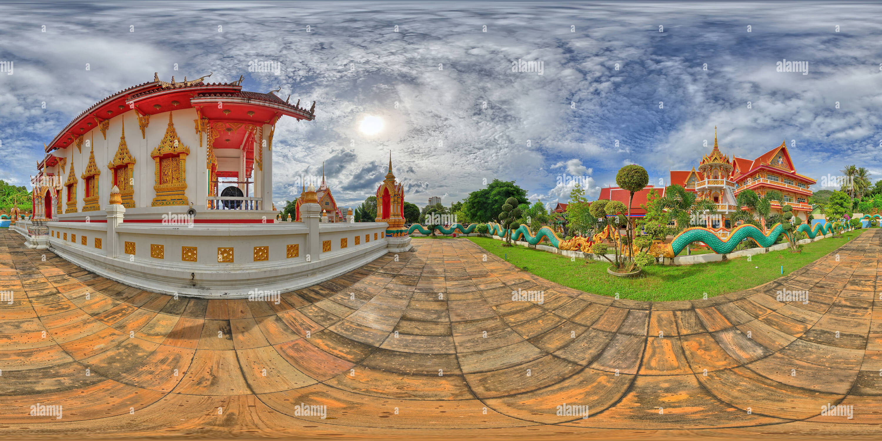 Vue panoramique à 360° de Karon Temple (Wat Suwan Khiri Khet) (Phuket)