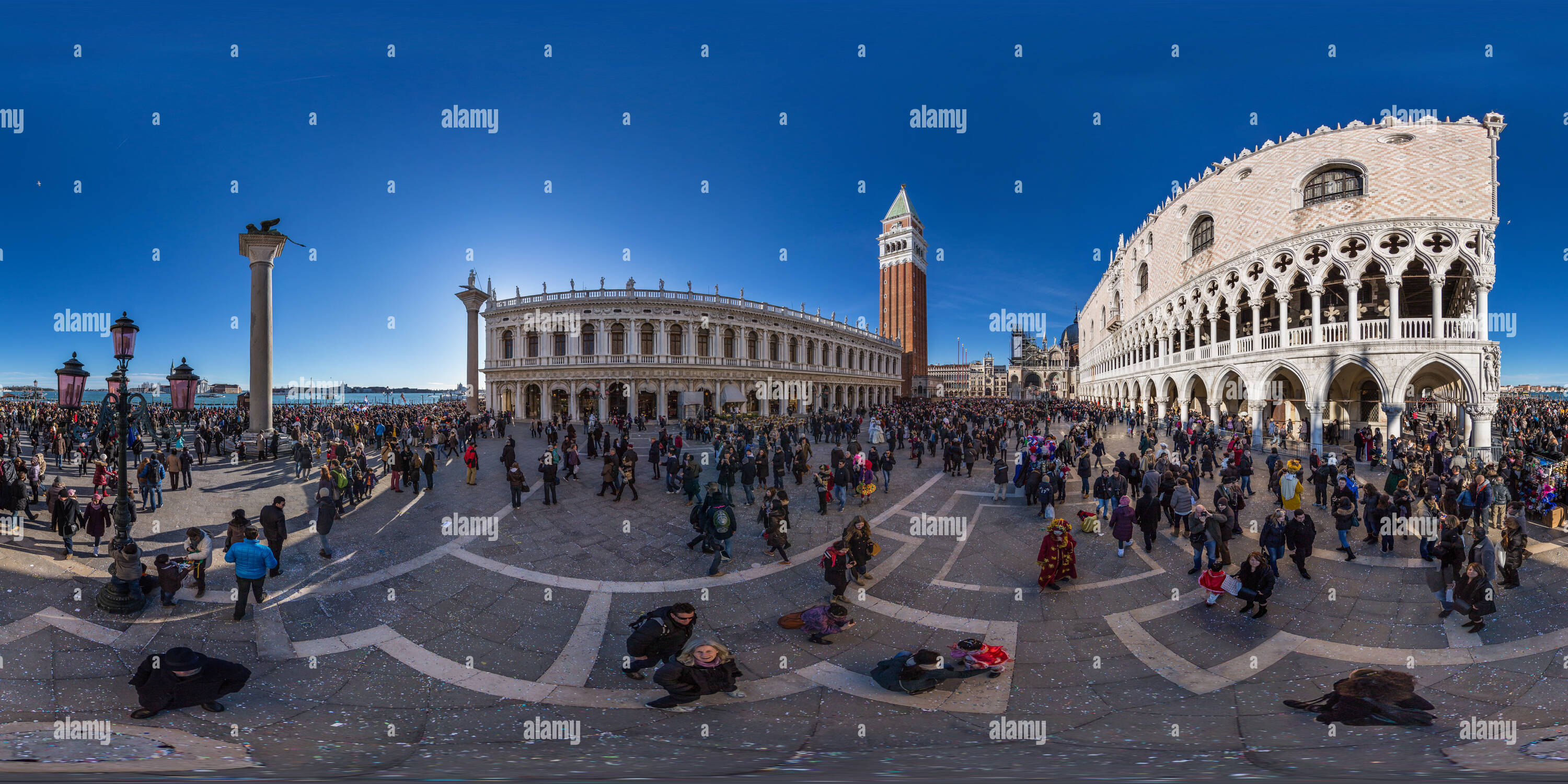 Vue panoramique à 360° de Carnaval de Venise, 2013