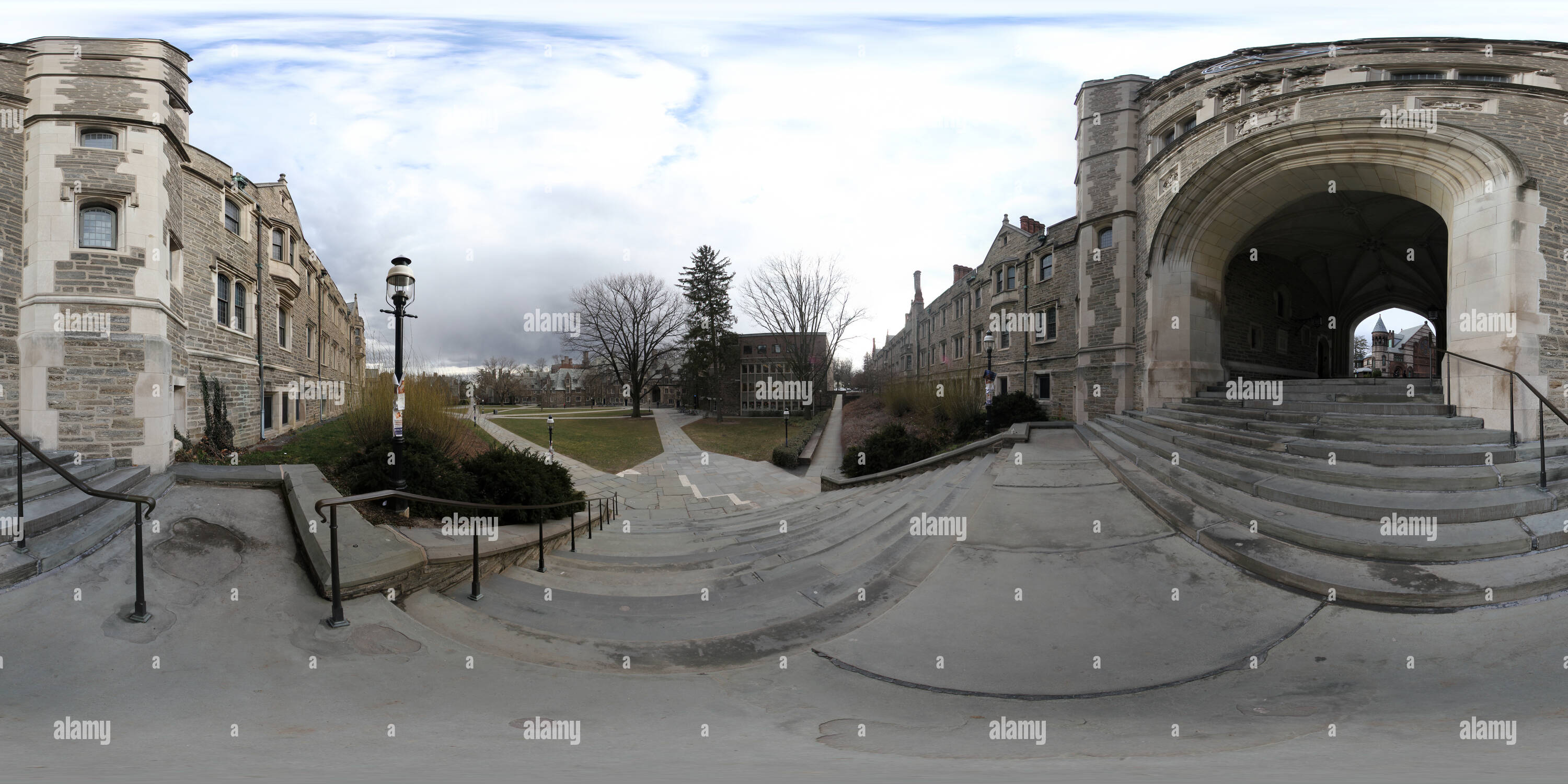 Vue panoramique à 360° de Hall de l'Université de Princeton - Blair