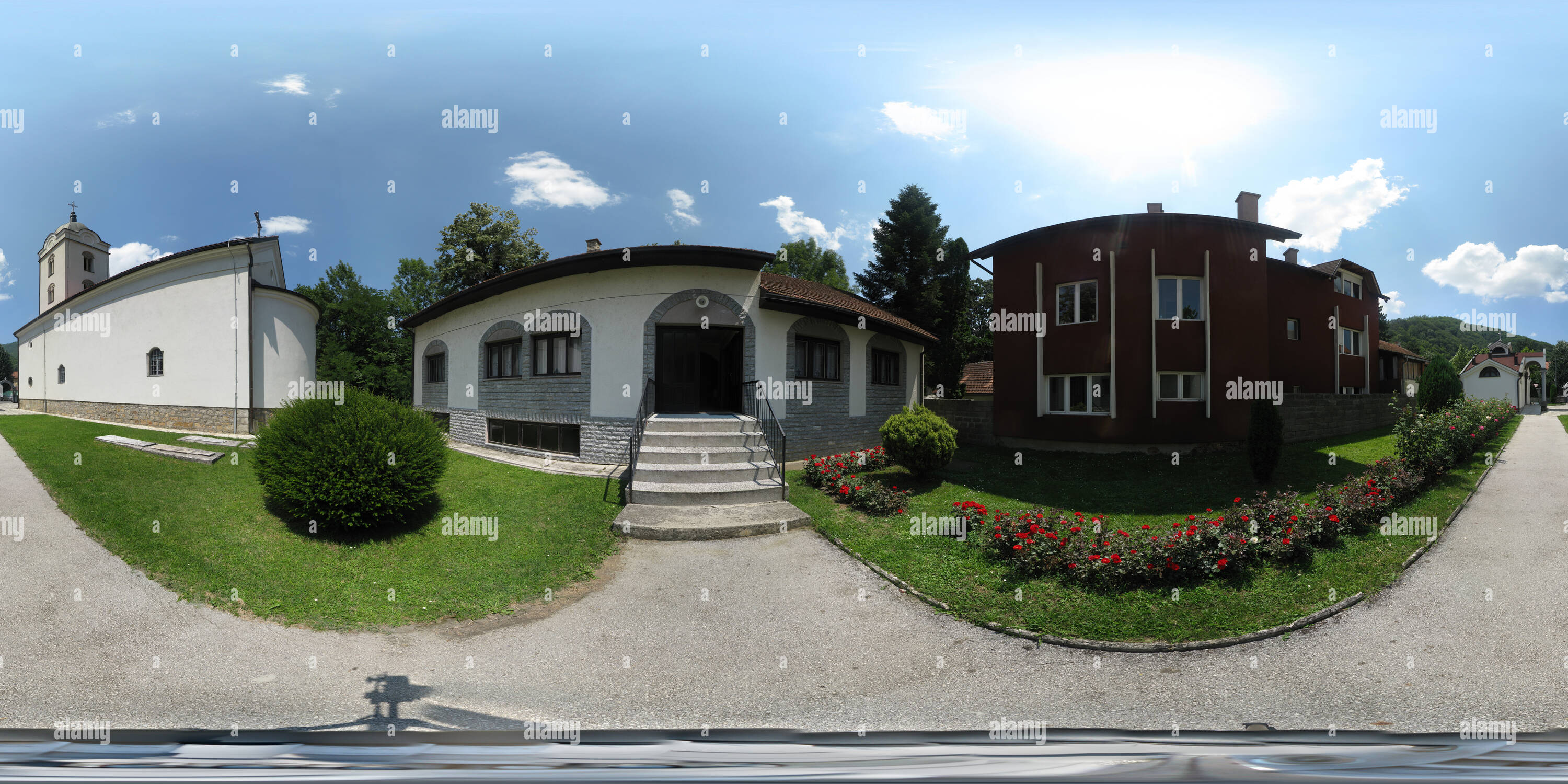 Vue panoramique à 360° de Shanghai - Eglise de Saint Constantin et de l'impératrice Hélène (côté sud)