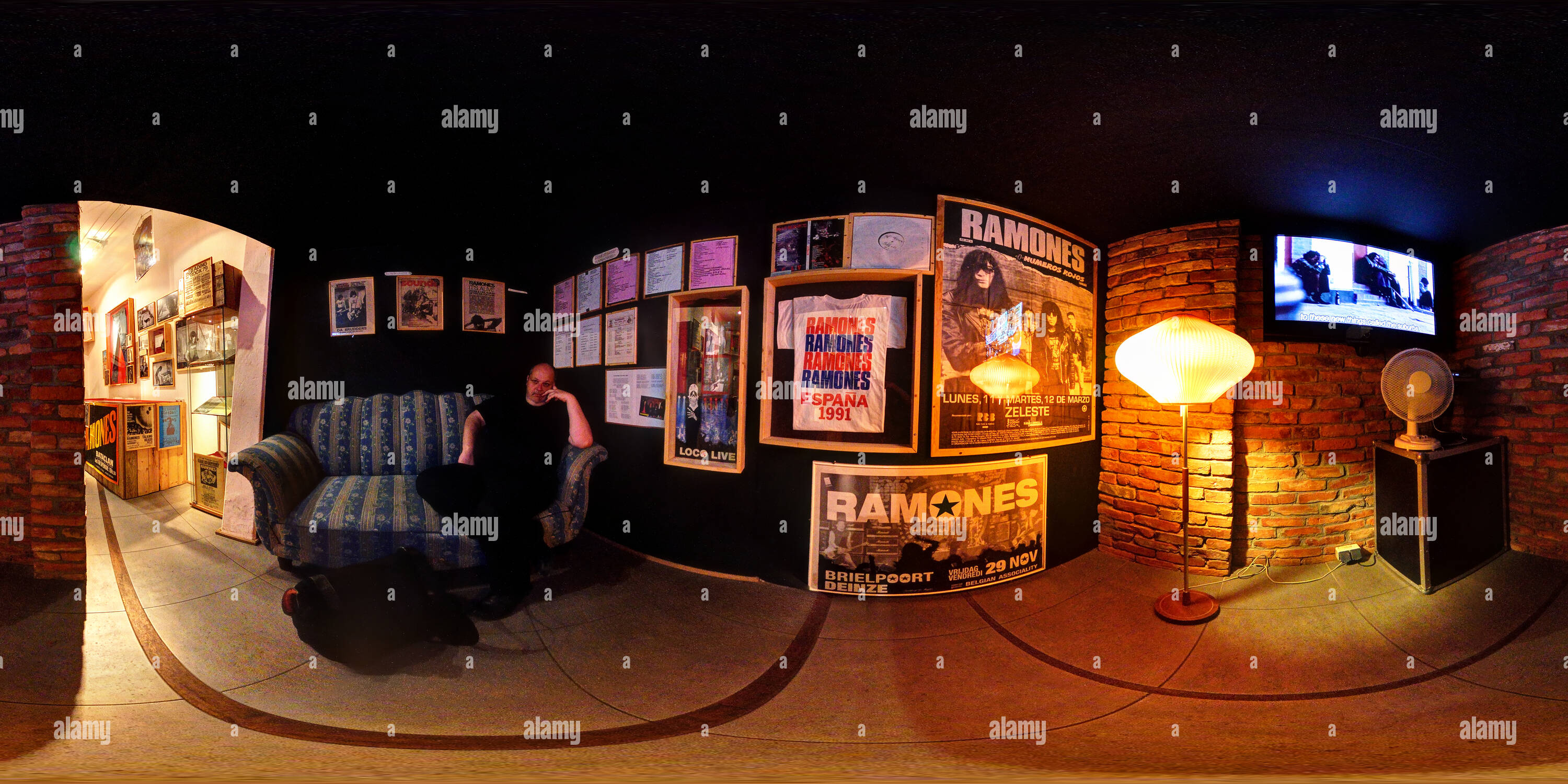 Vue panoramique à 360° de Ramones Museum Berlin