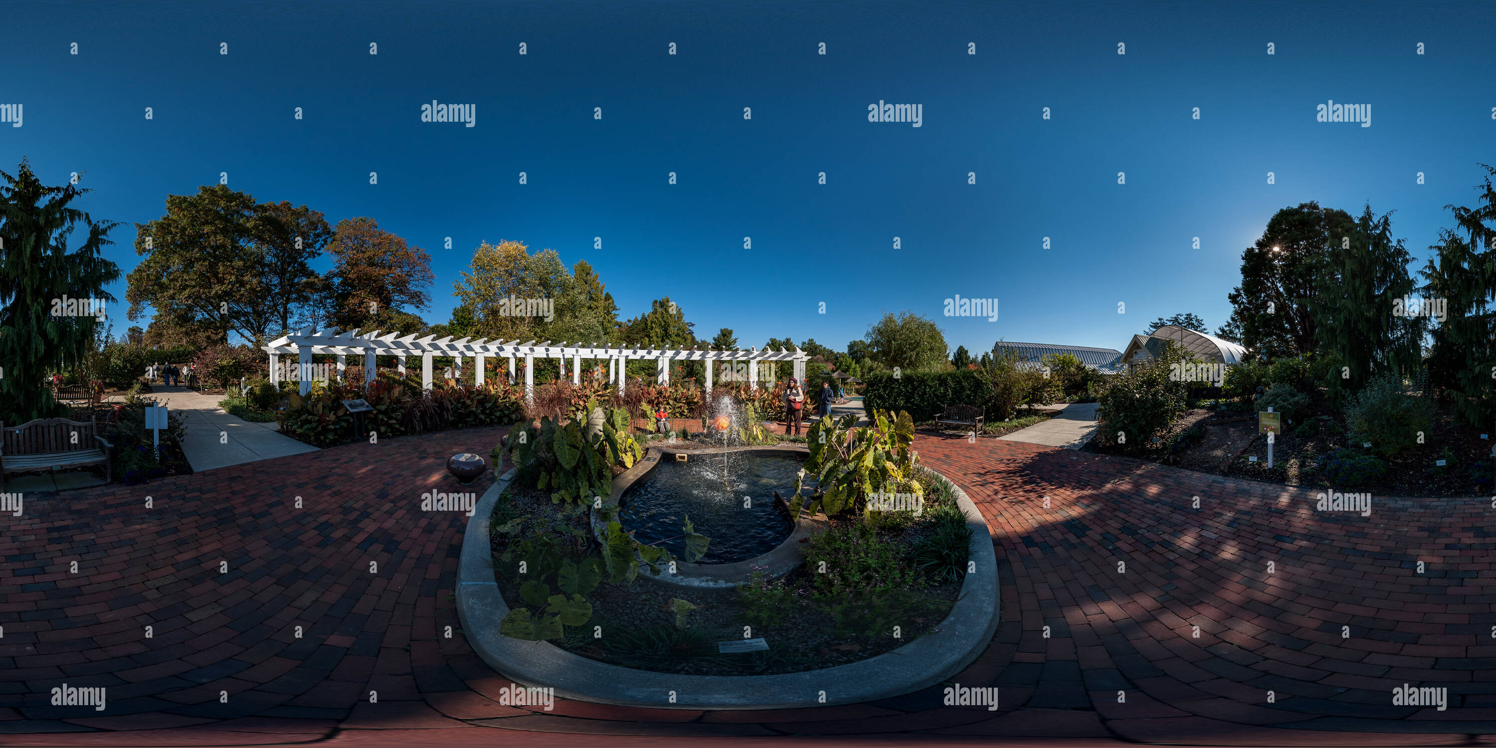 Vue panoramique à 360° de Pour les enfants, Jardins Hershey HERSHEY, PA