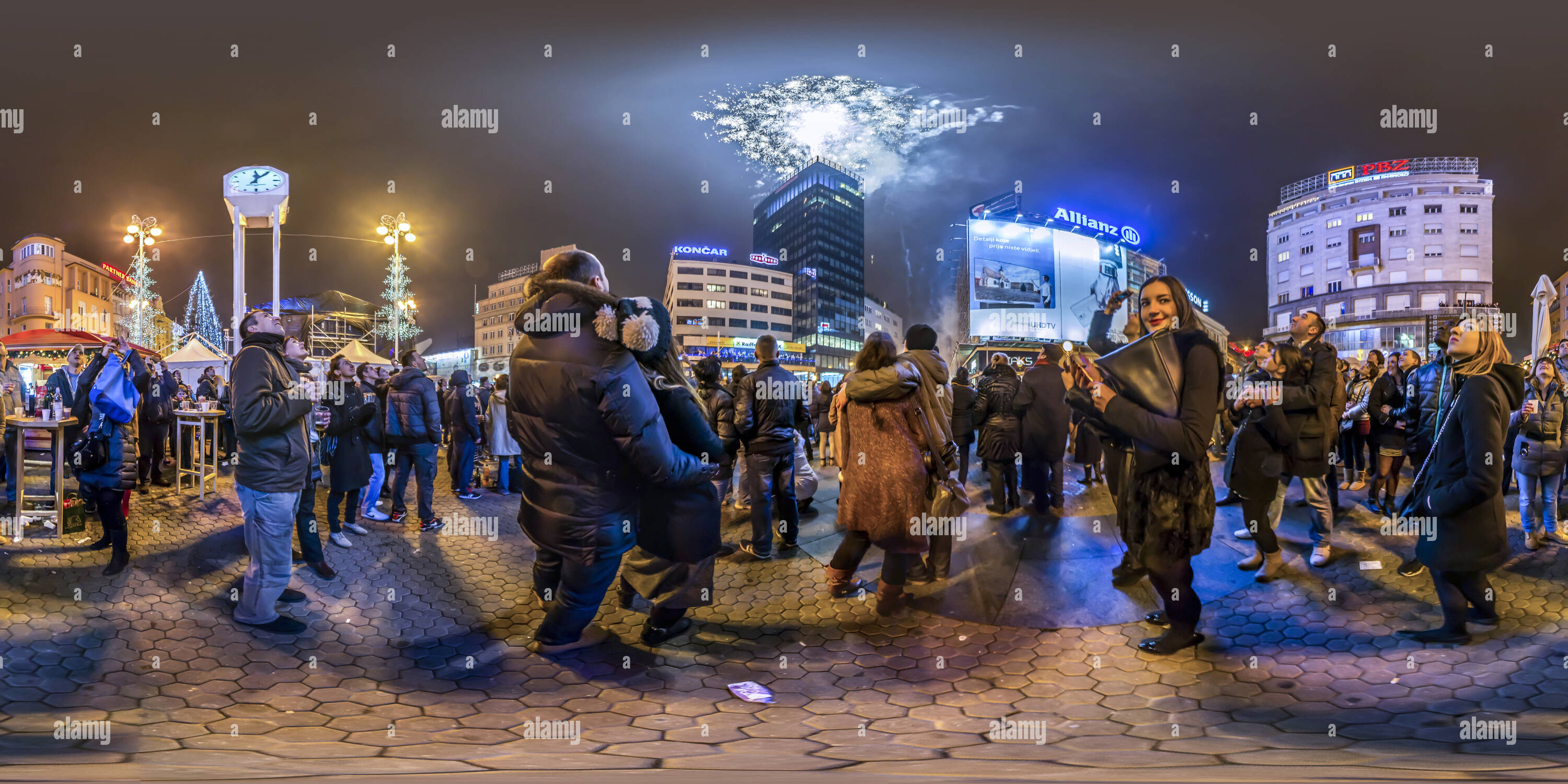 Vue panoramique à 360° de Silvester 2013/2014