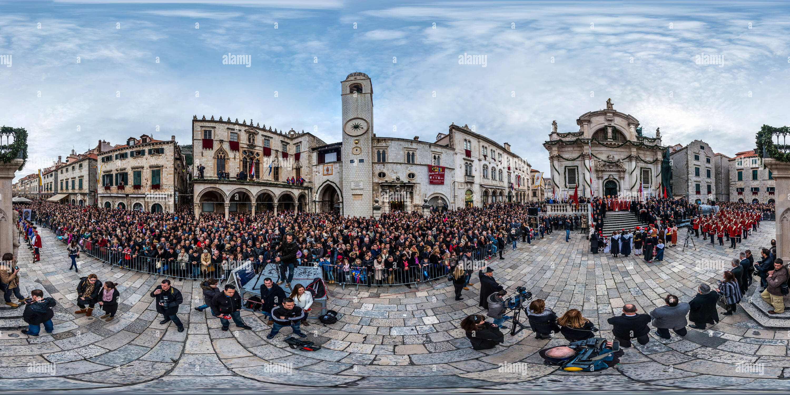 Vue panoramique à 360° de 232 2014 à Dubrovnik.