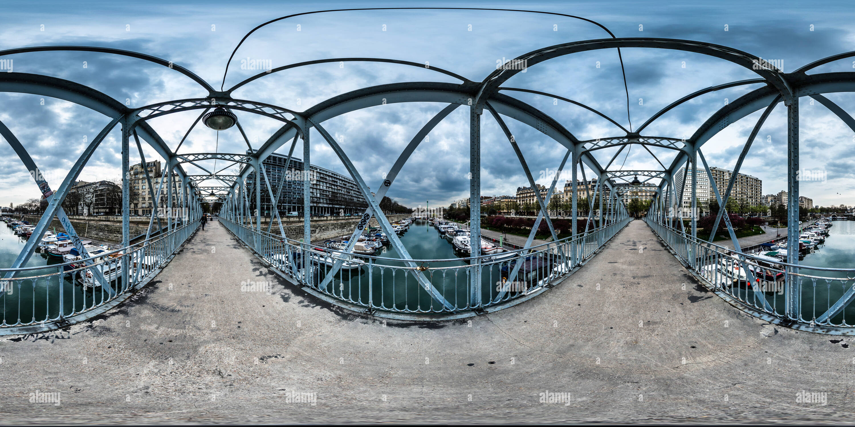 Vue panoramique à 360° de Bassin de l'Arsenal