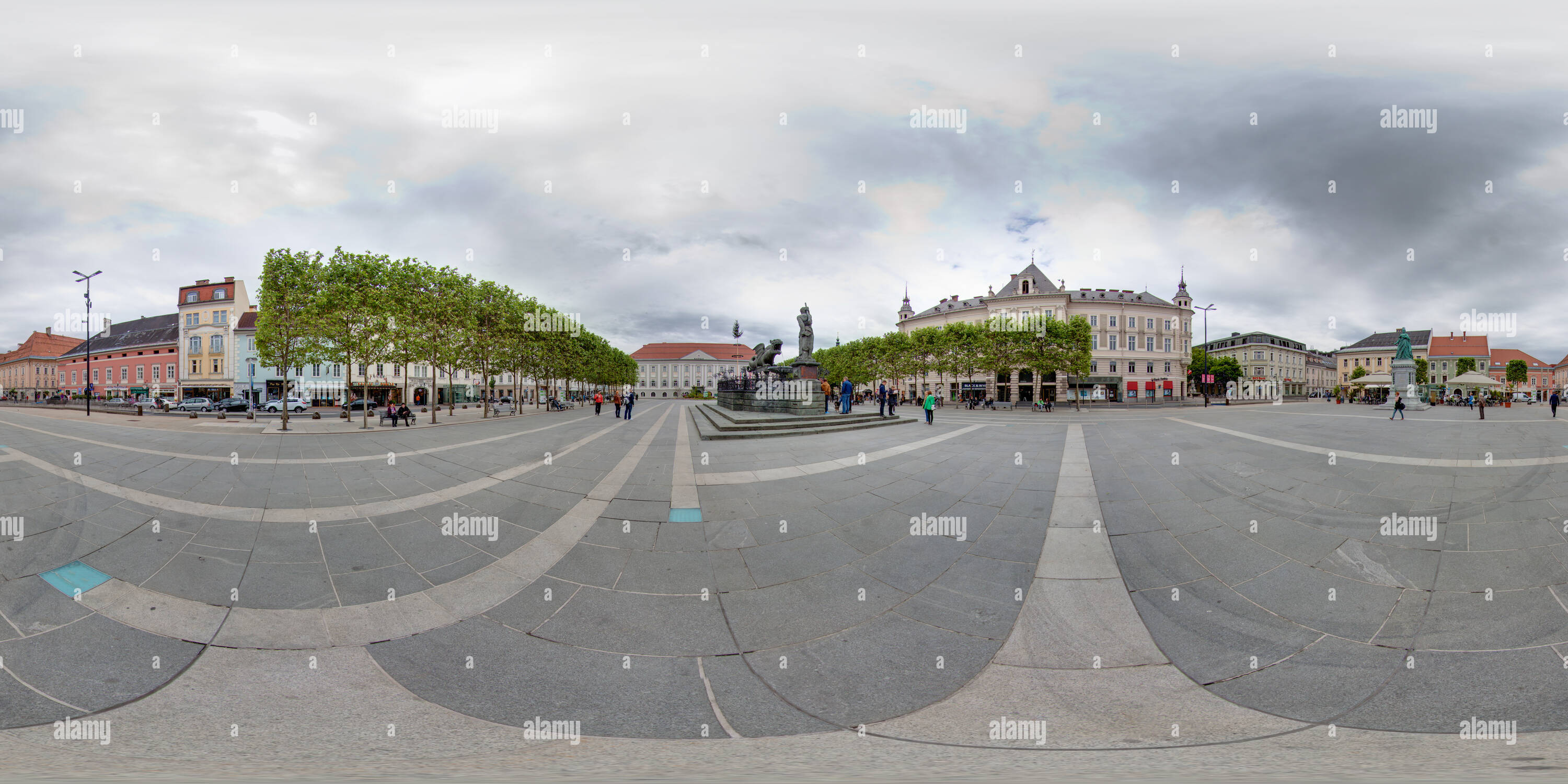 Vue panoramique à 360° de Klagenfurt - neuer Platz 1