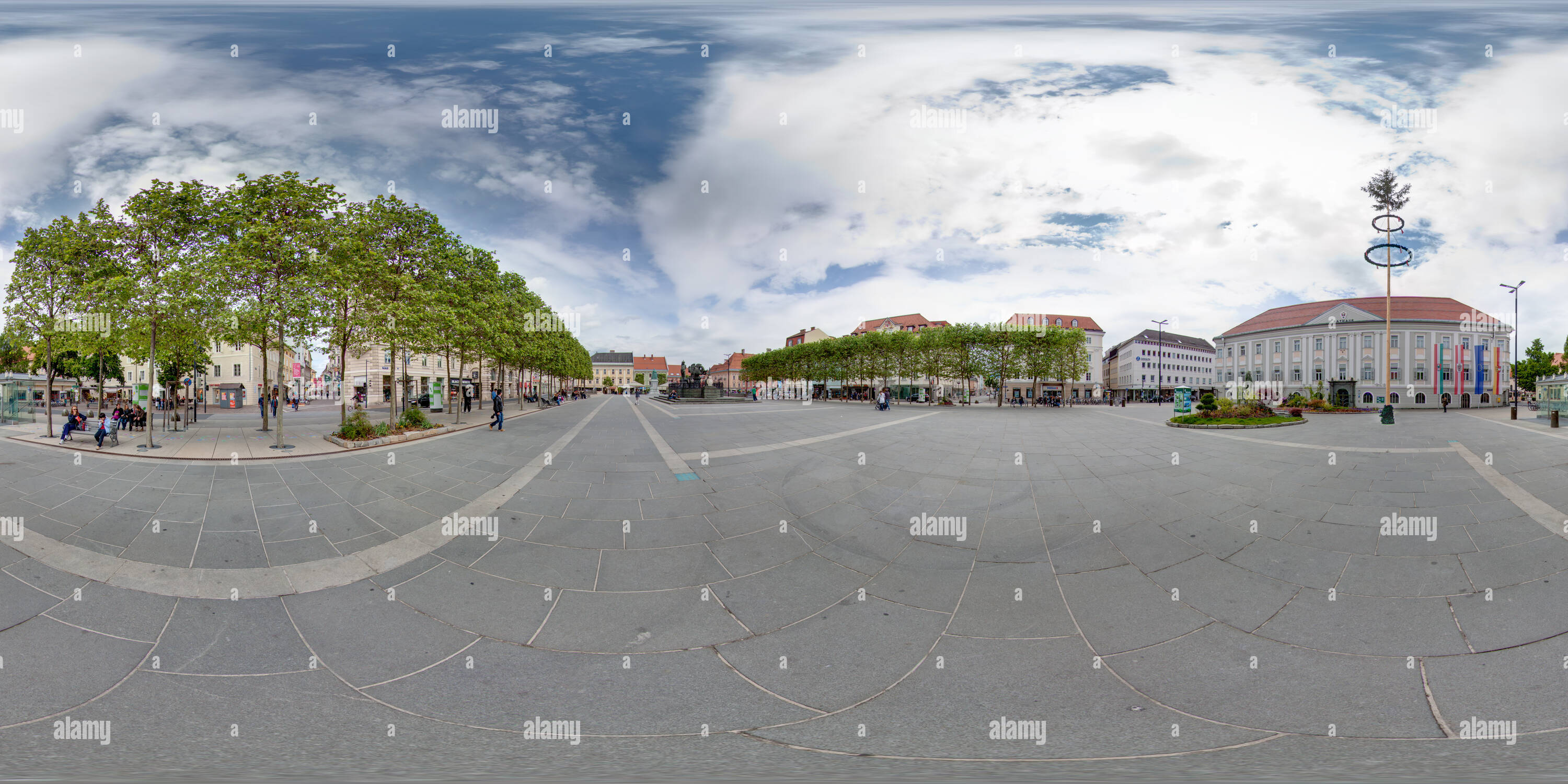 Vue panoramique à 360° de Klagenfurt - neuer Platz 2