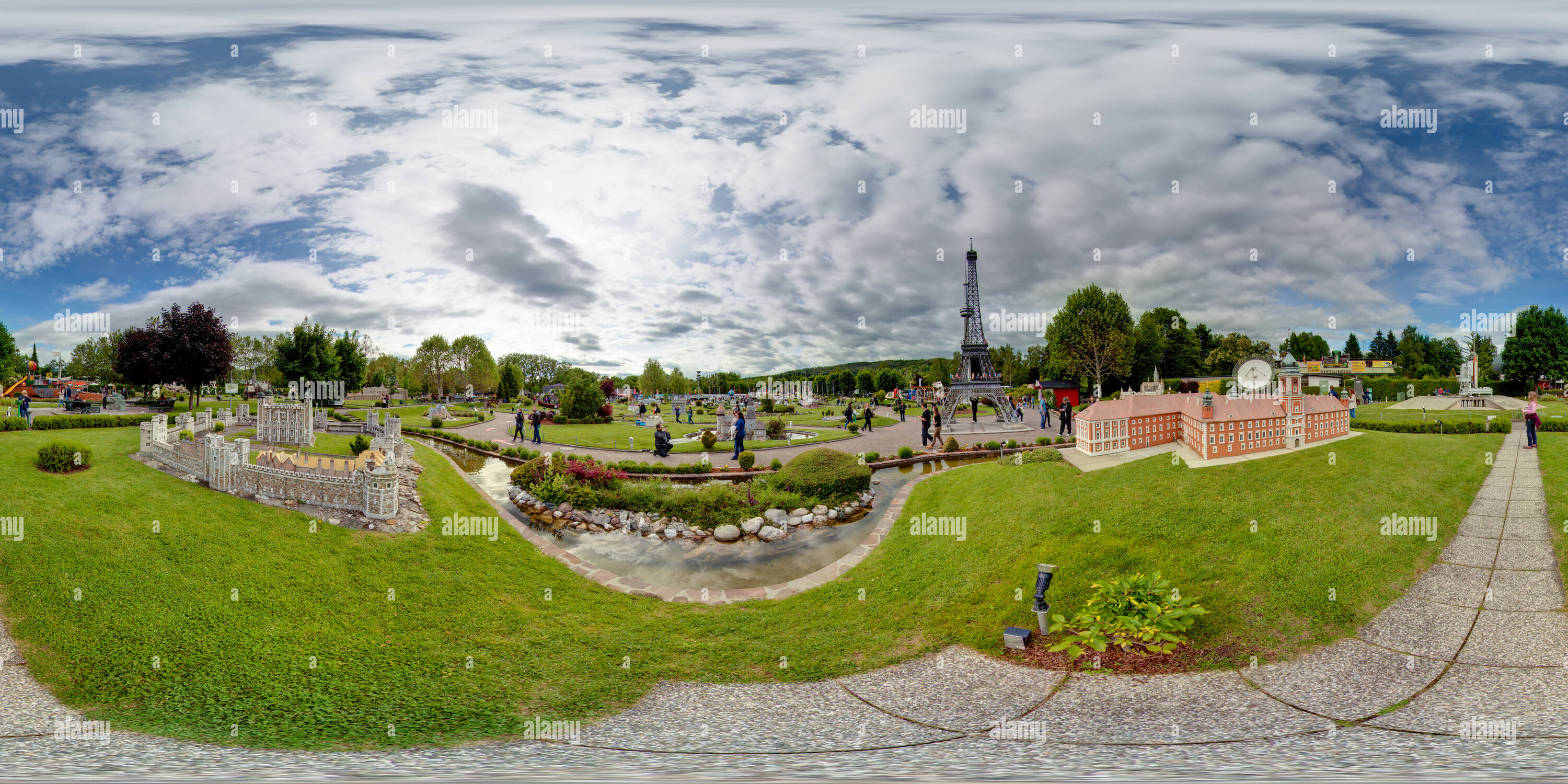 Vue panoramique à 360° de 2 Klagenfurt Minimundus