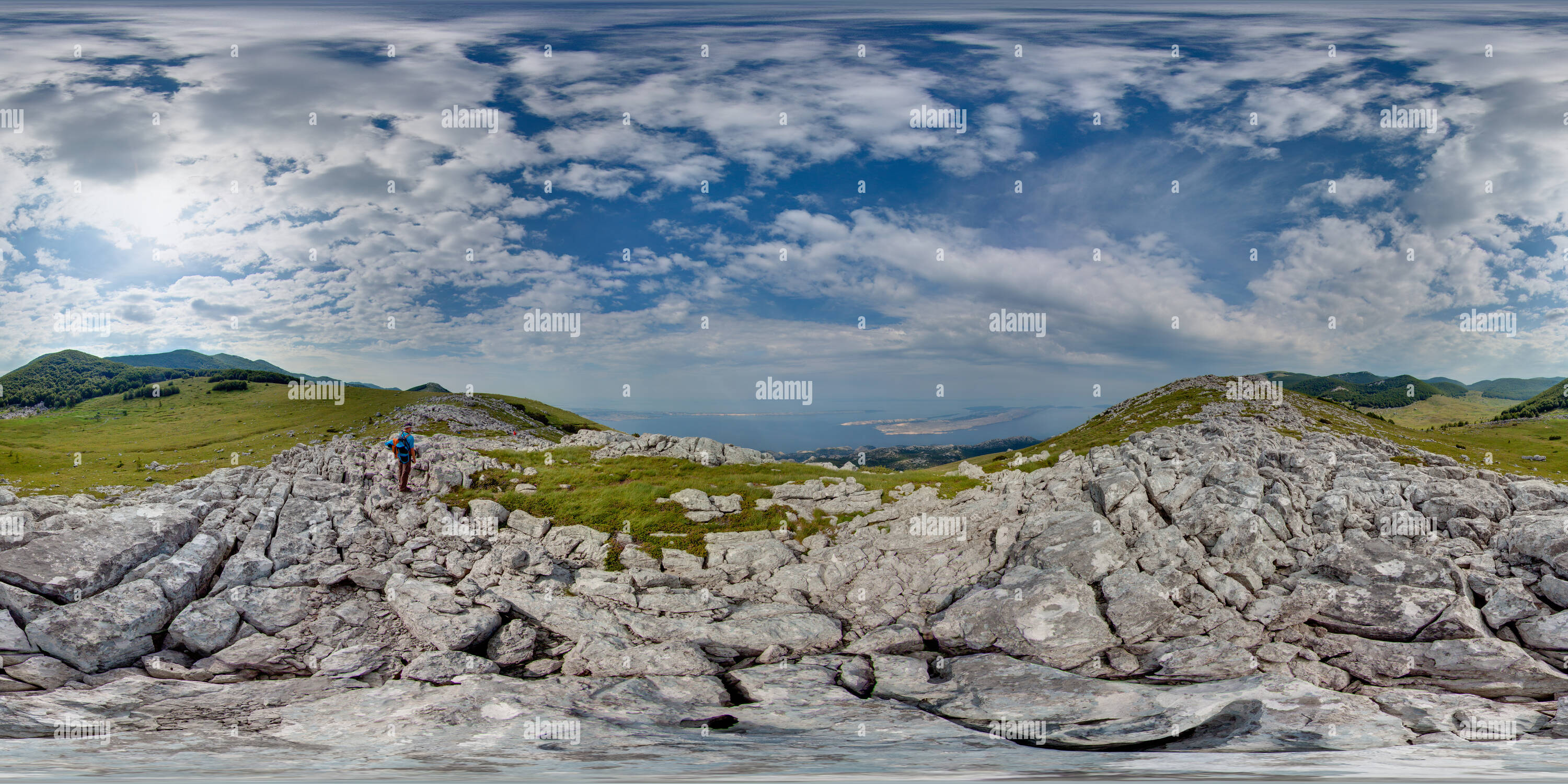 Vue panoramique à 360° de Sentier de montagne de Premužić - 18