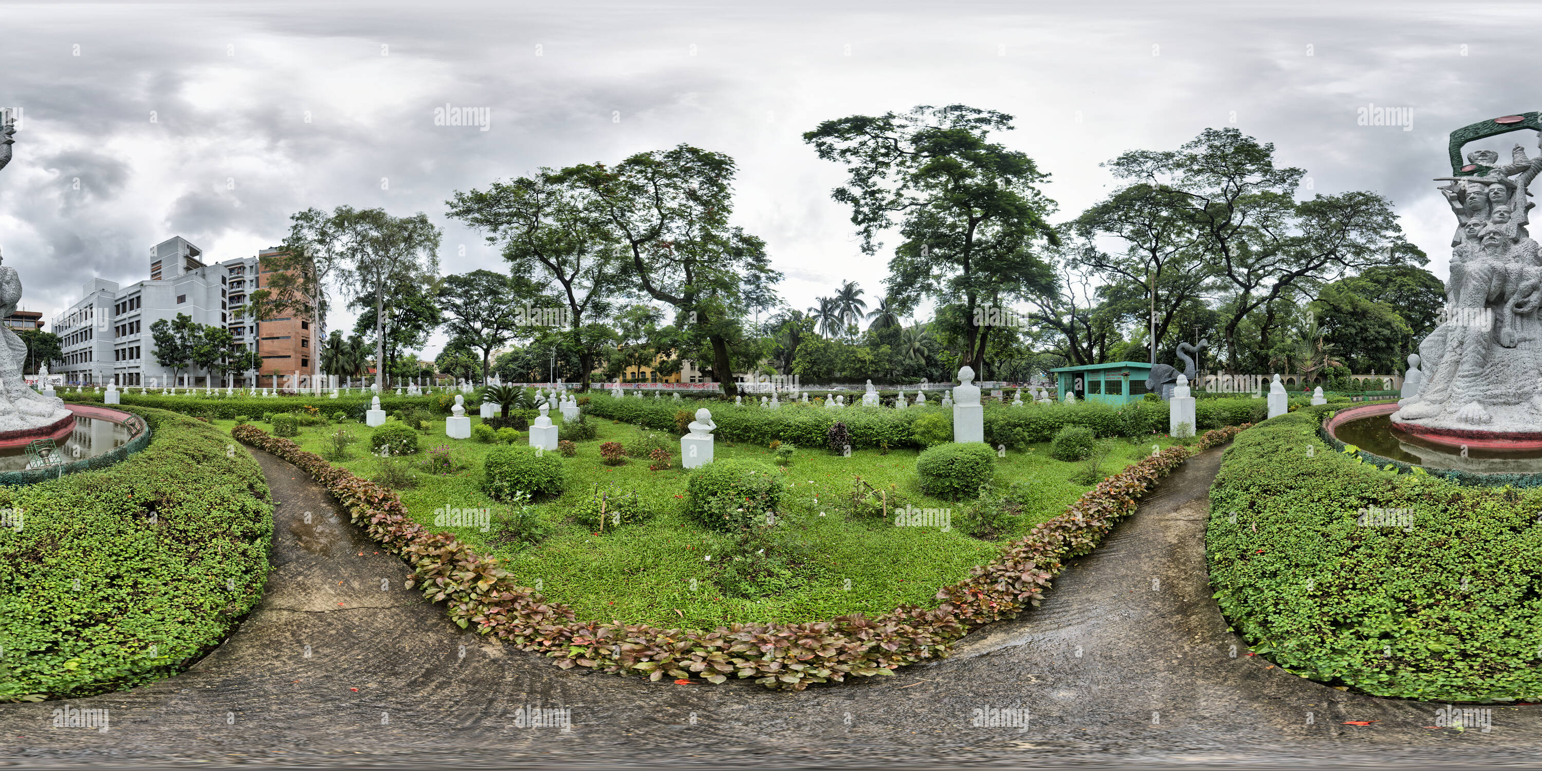 Vue panoramique à 360° de Le premier ministre de l'Université de Dacca au Bangladesh Dhaka Père