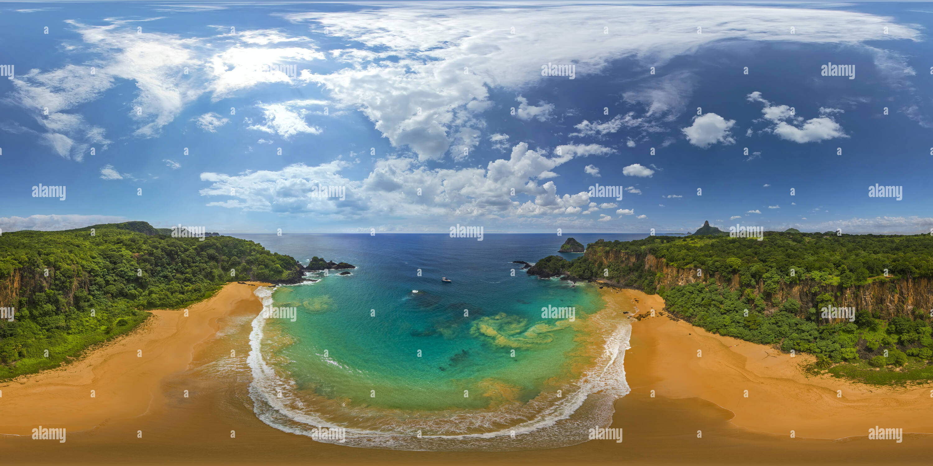 Vue panoramique à 360° de Plage de Sancho