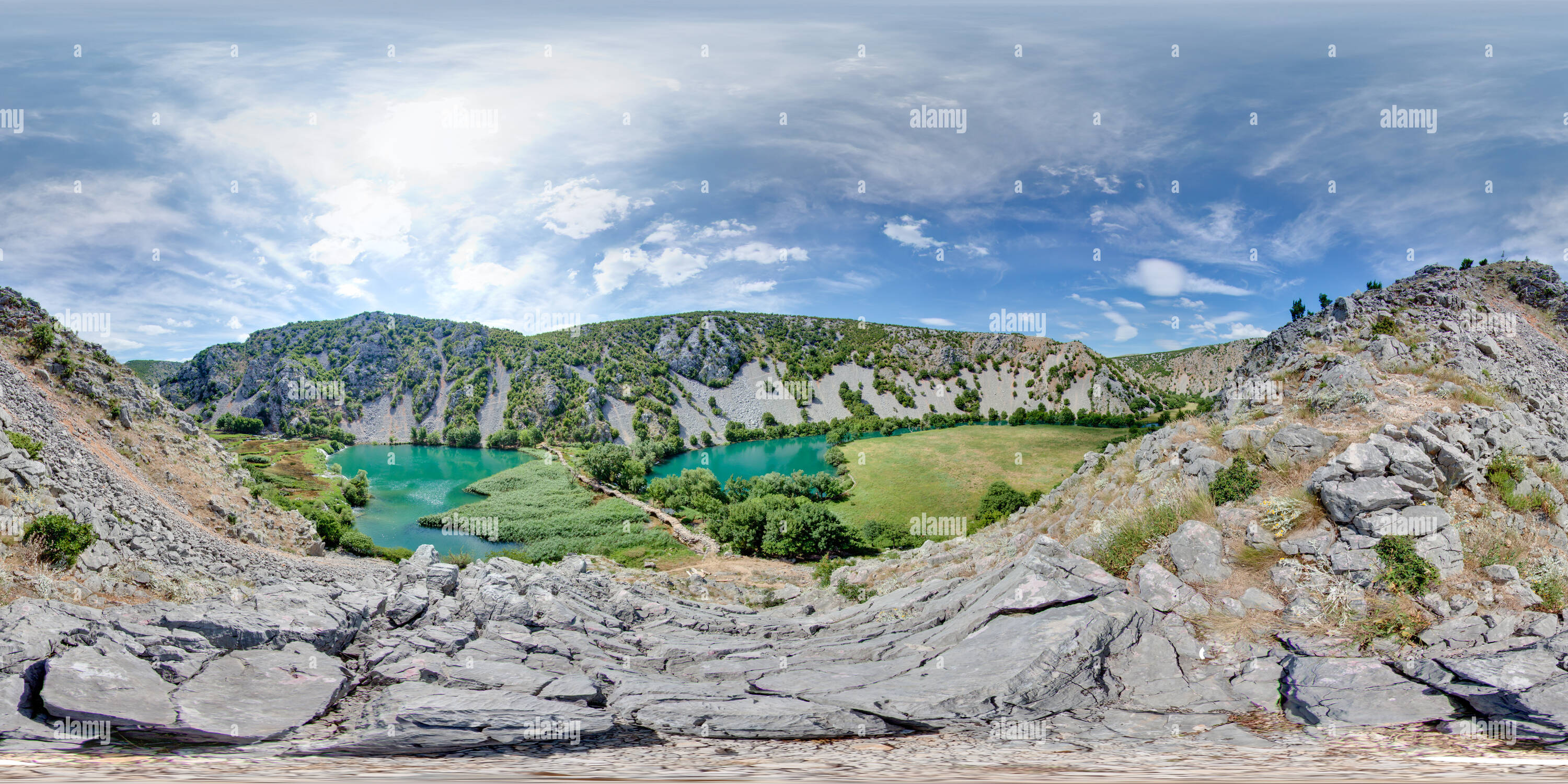 Vue panoramique à 360° de Rivière Krupa - Kudin plus 2