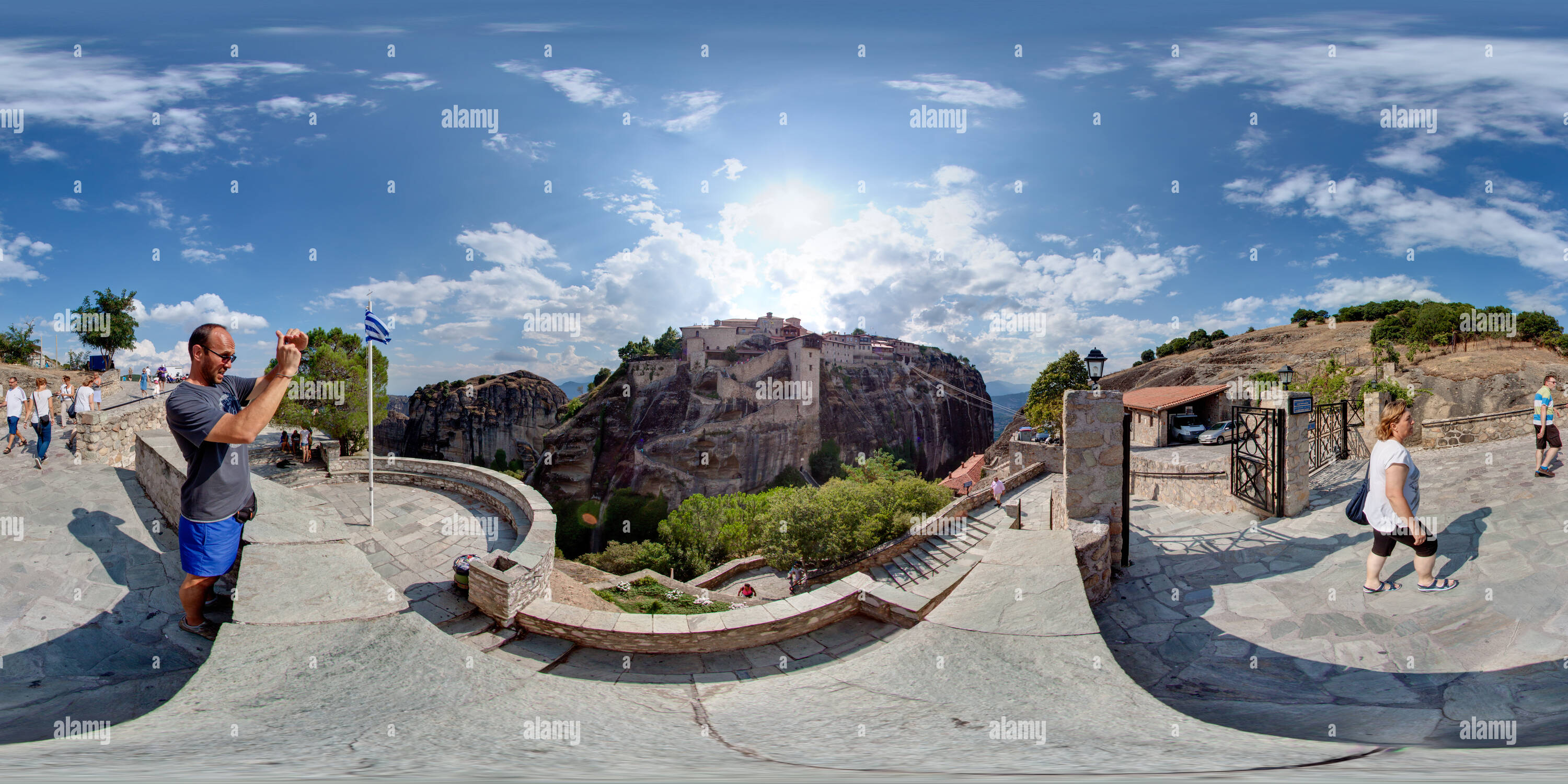 Vue panoramique à 360° de Meteora - Monastère de la Grande Meteoron 2