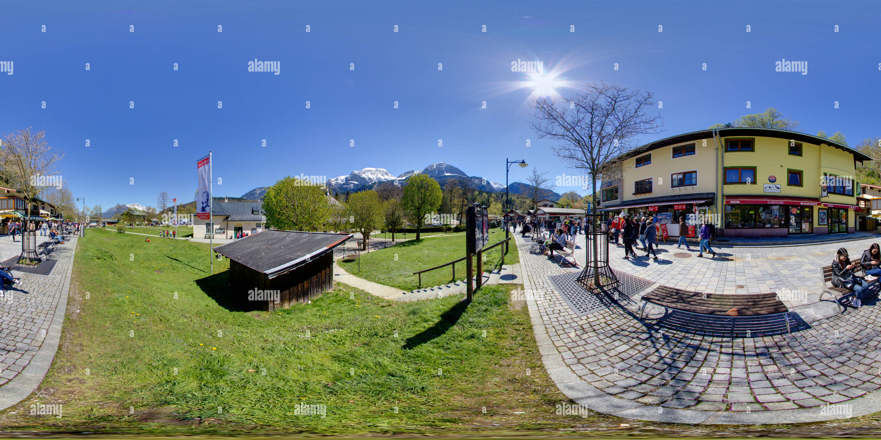 Vue panoramique à 360° de Schönau am Königssee