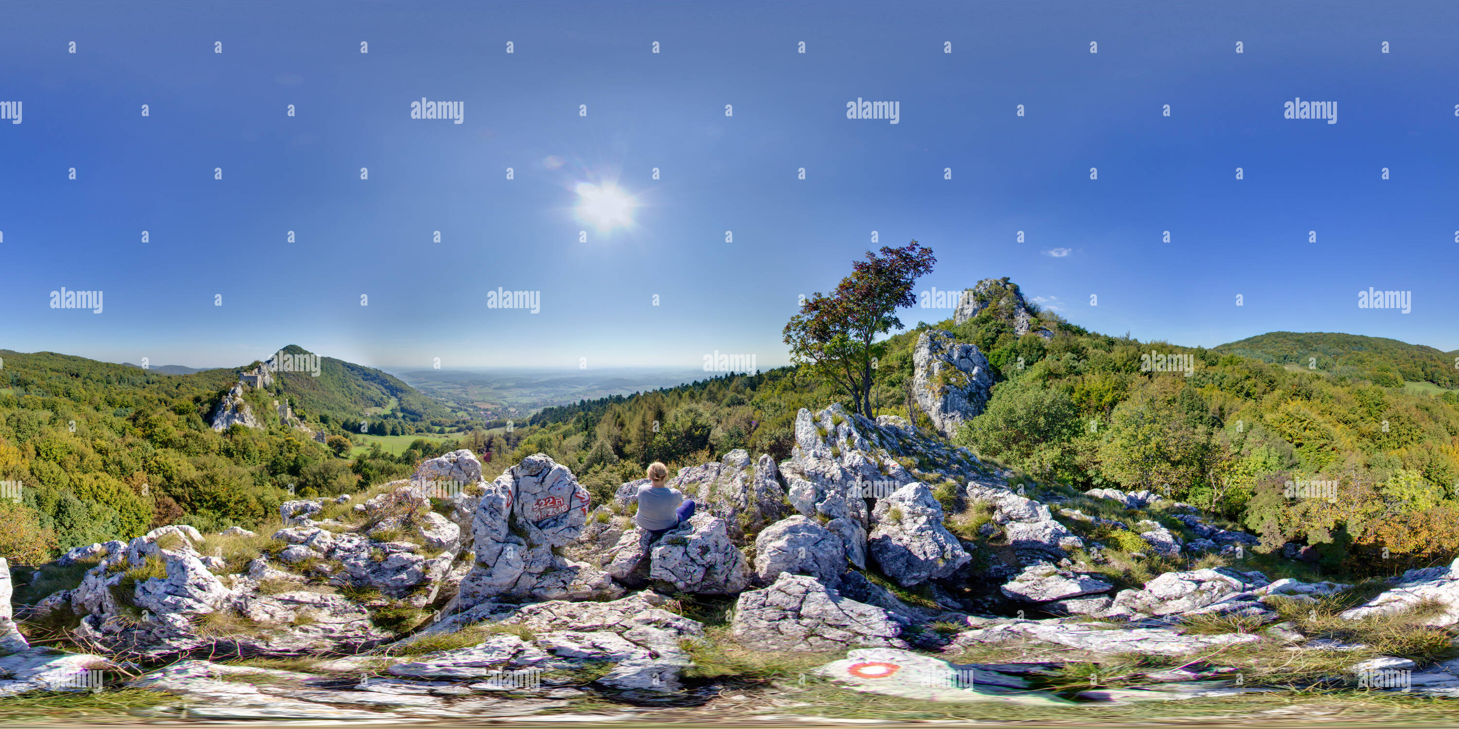 Vue panoramique à 360° de Kalnik 1. zub