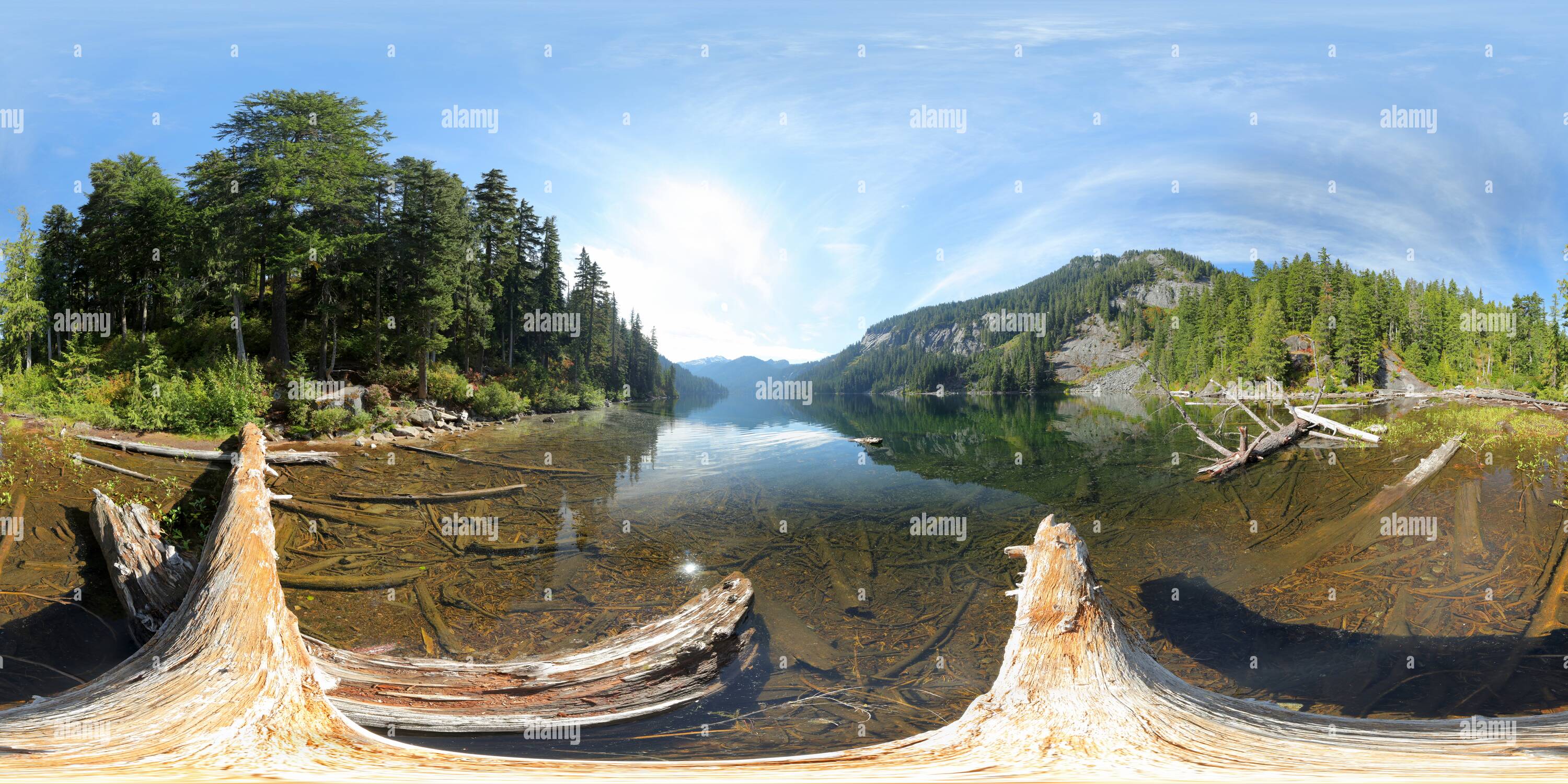 Vue panoramique à 360° de Lake Dorothy