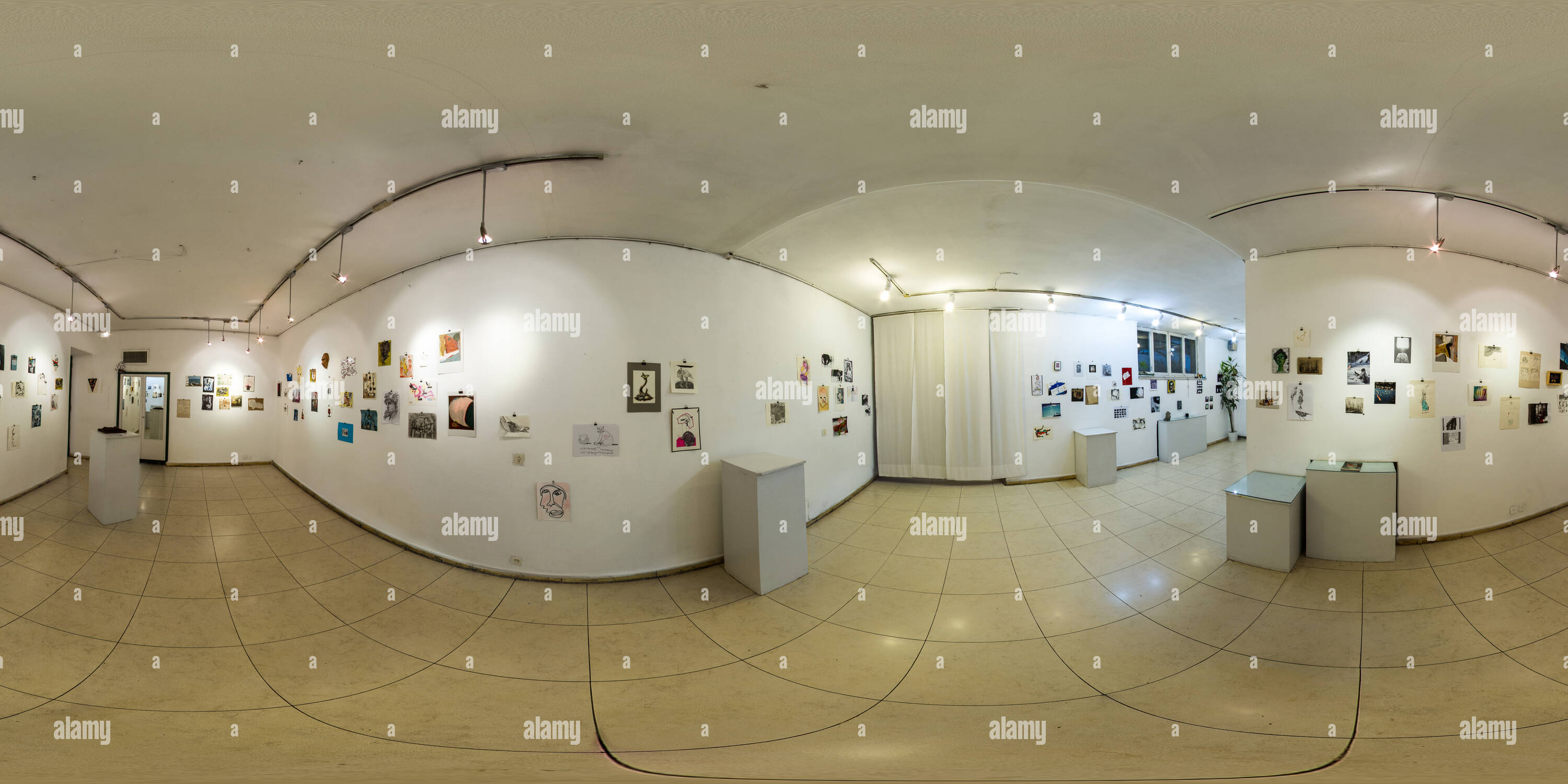 Vue panoramique à 360° de Haftsamar Art Gallery Jan 2015 Parkingallery Aucun Nom du projet une enveloppe4 02