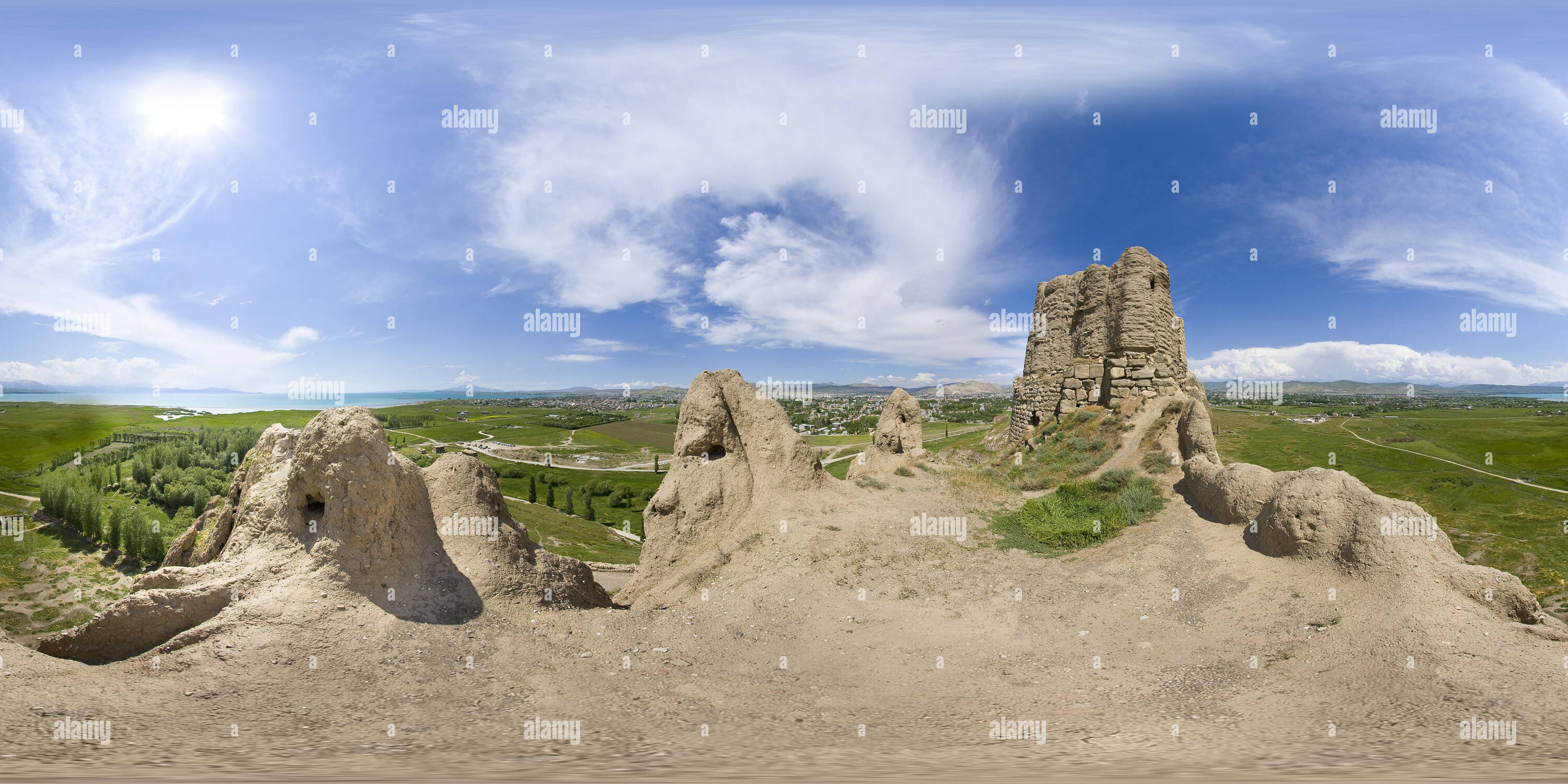 Vue panoramique à 360° de Van Kalesi - Van Kalesi Sanal Tur - Van - 826414