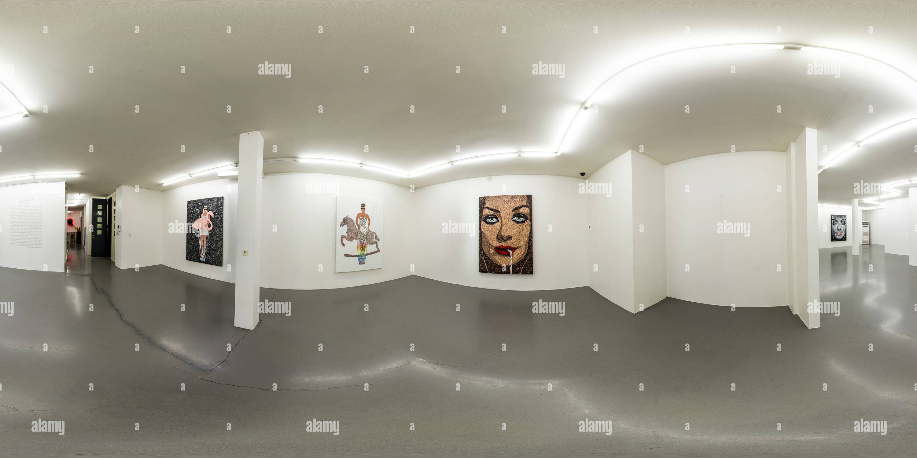 Vue panoramique à 360° de Etemad Gallery jan 2015 Farajollahi Elnaz Orient Aucun commentaire 03