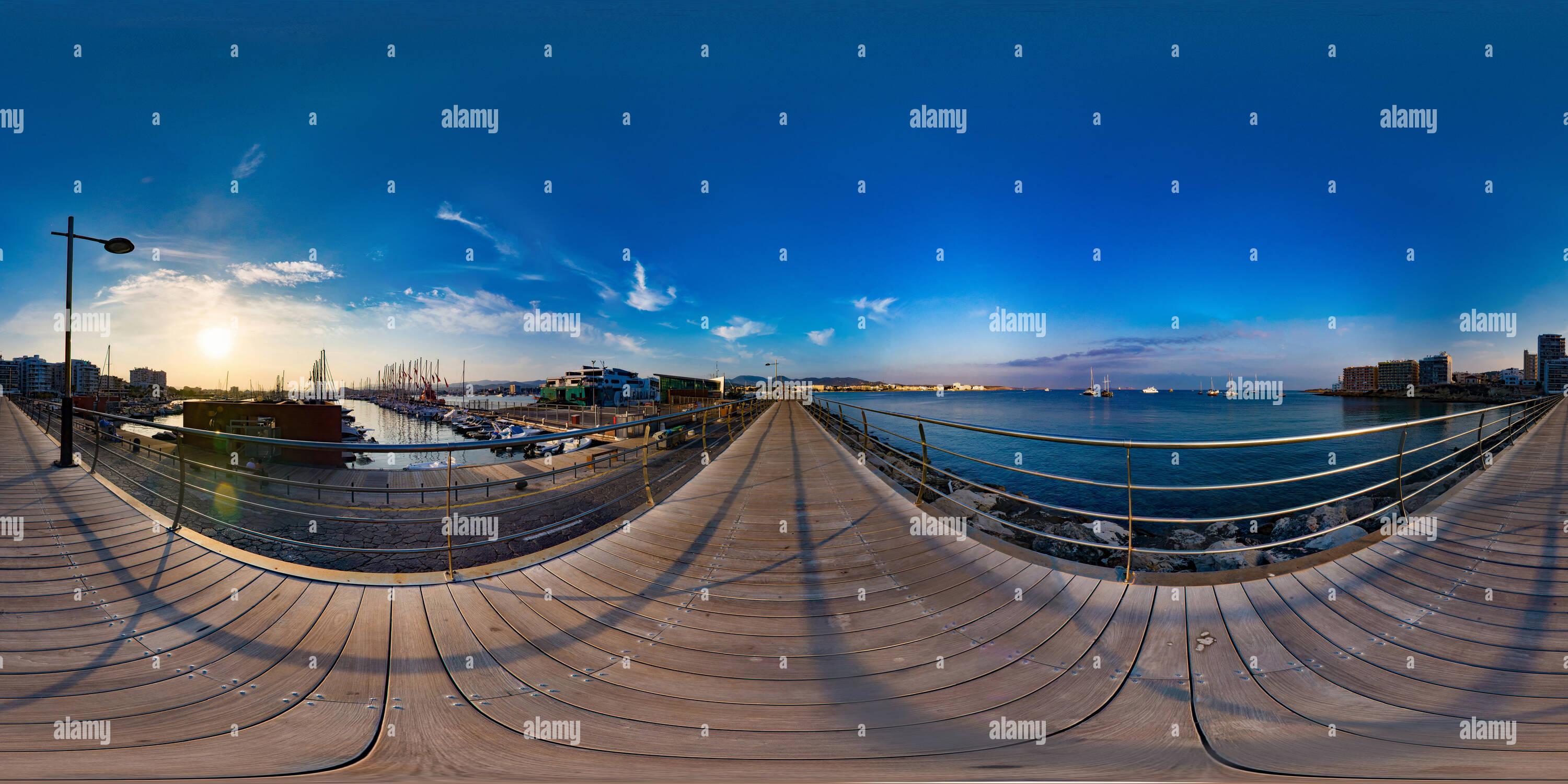 Vue panoramique à 360° de Port de Sant Antoni, Eivissa