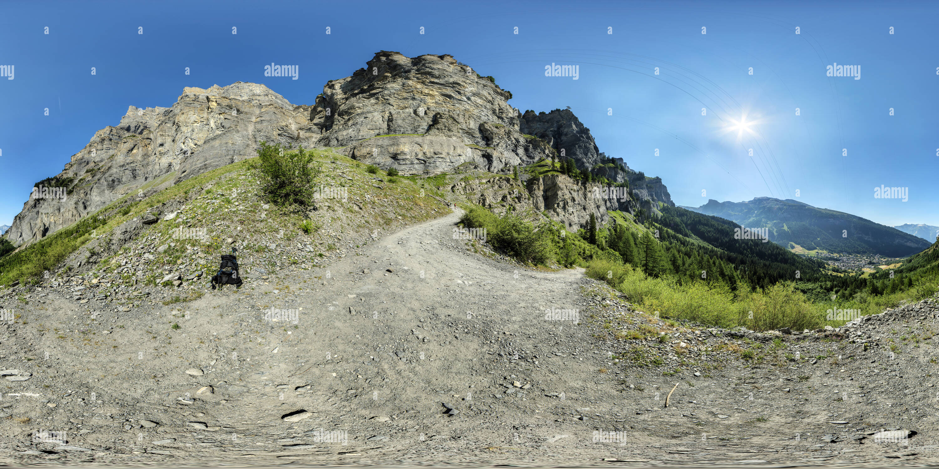 Vue panoramique à 360° de La Gemmi 03 Valais Suisse