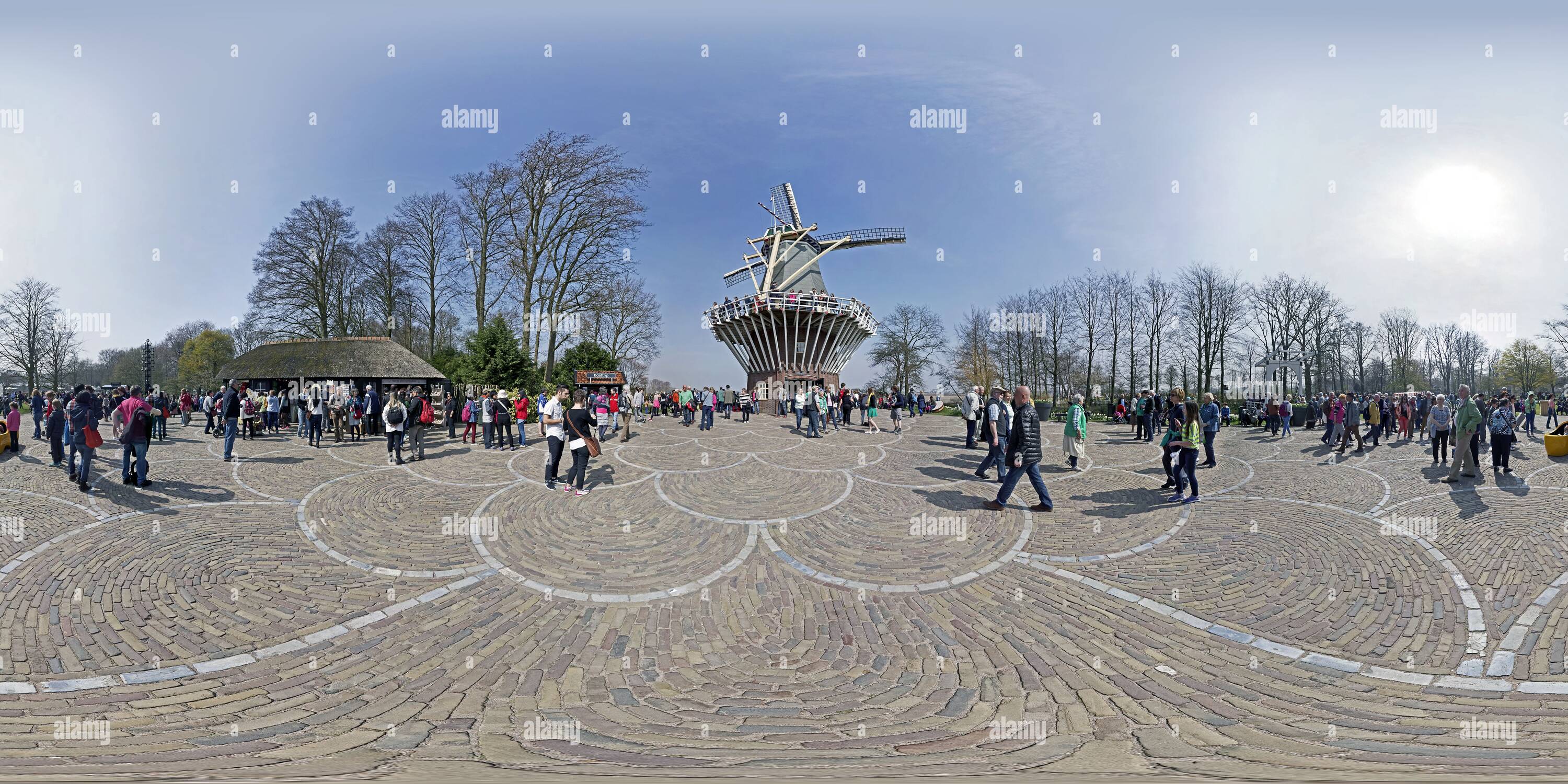 Vue panoramique à 360° de Moulin à Vent, Keukenhof