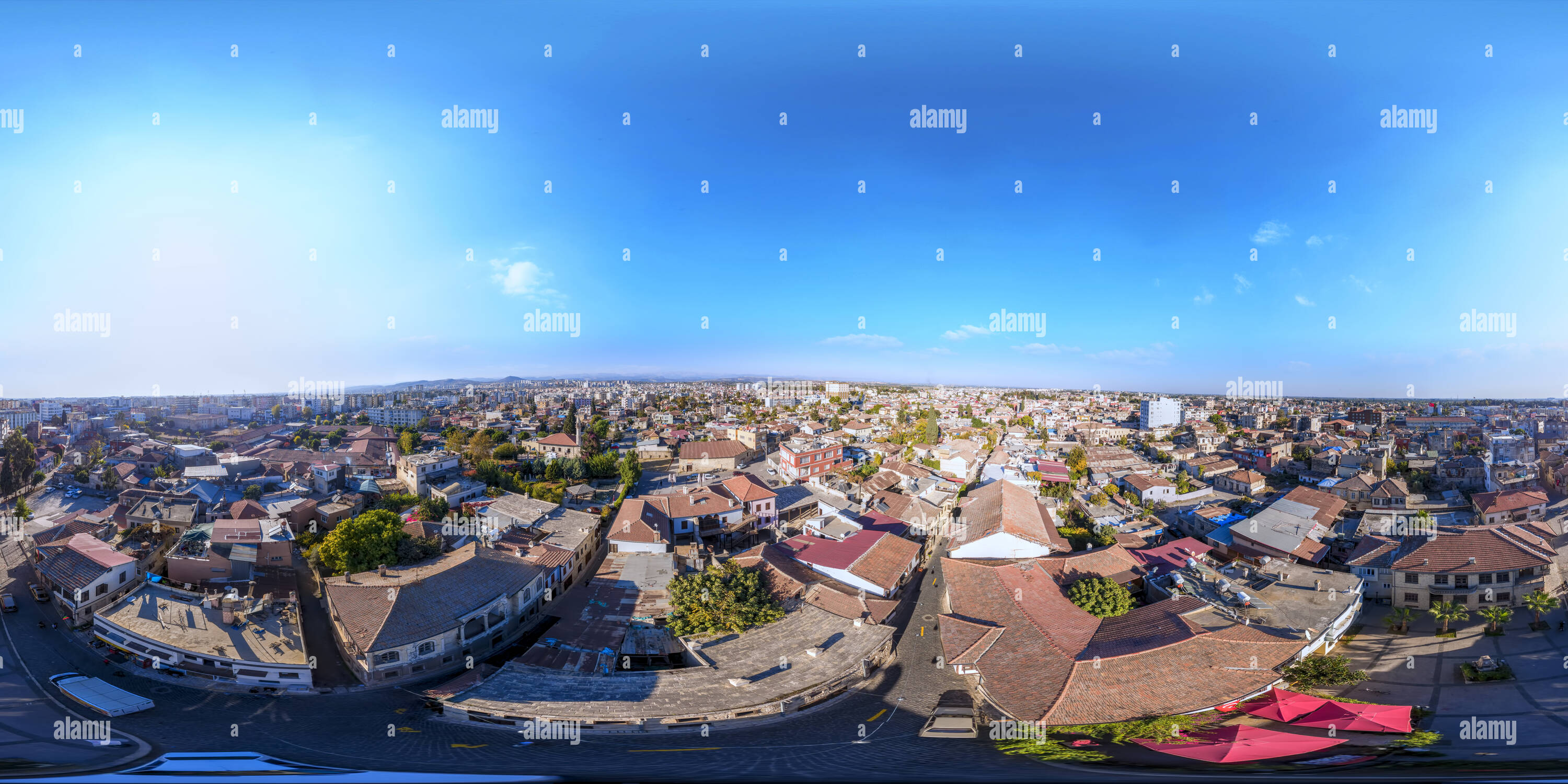 Vue panoramique à 360° de Tarse Tarse maisons anciennes Mersin 7a7 Vr