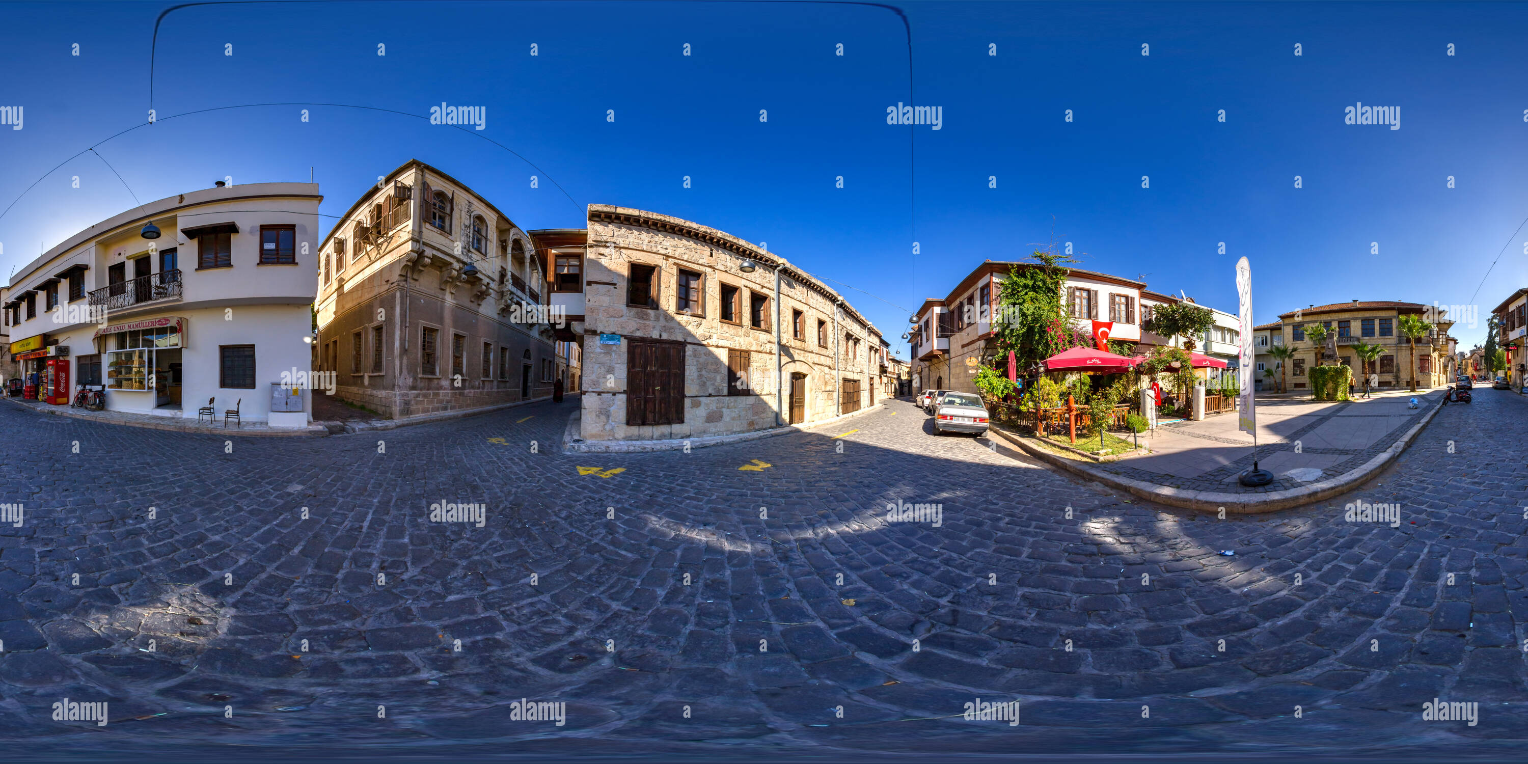 Vue panoramique à 360° de Tarse Tarse maisons anciennes Mersin Vr 65d