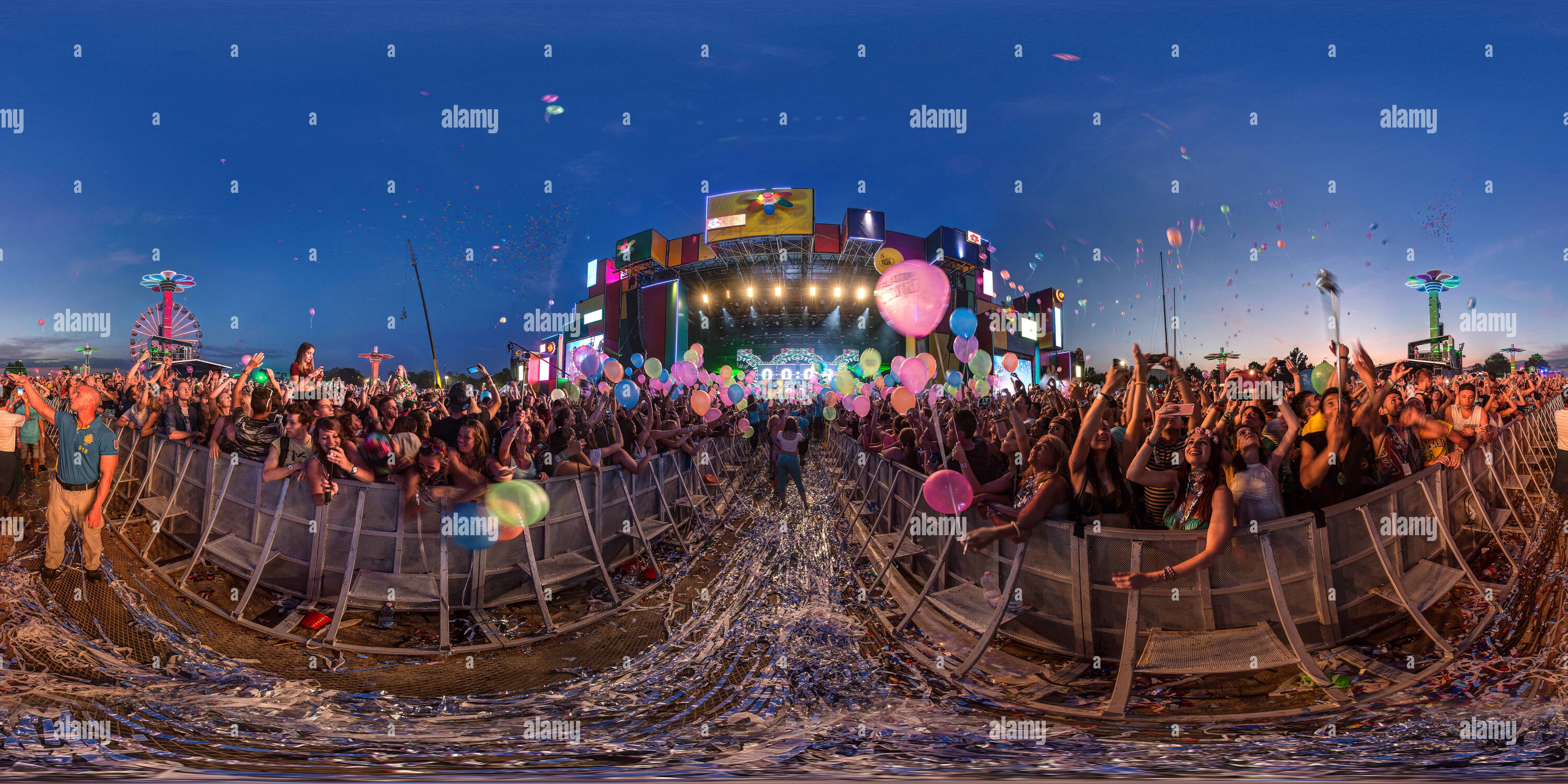 Vue panoramique à 360° de Balaton Sound Balaton Sound Music Festival 06