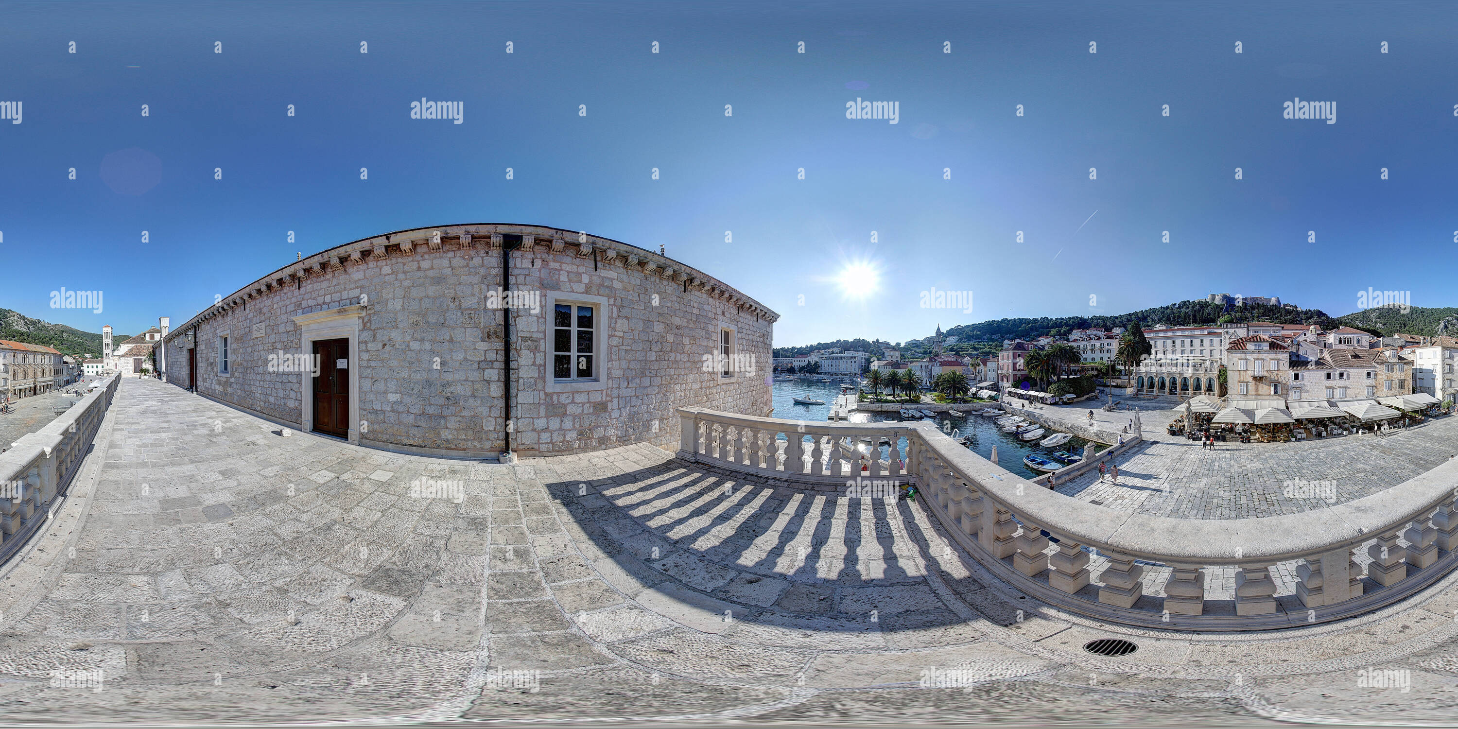 Vue panoramique à 360° de Visite de la ville de Hvar Hvar 21