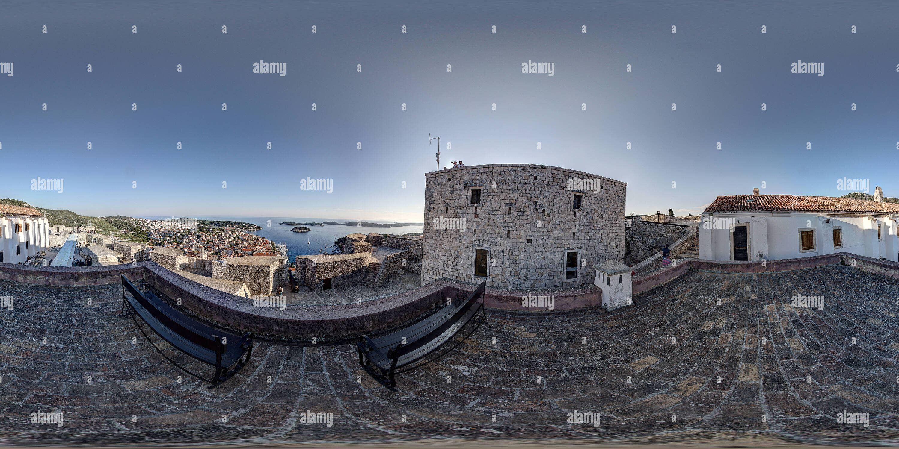 Vue panoramique à 360° de Visite de la ville de Hvar Hvar 31