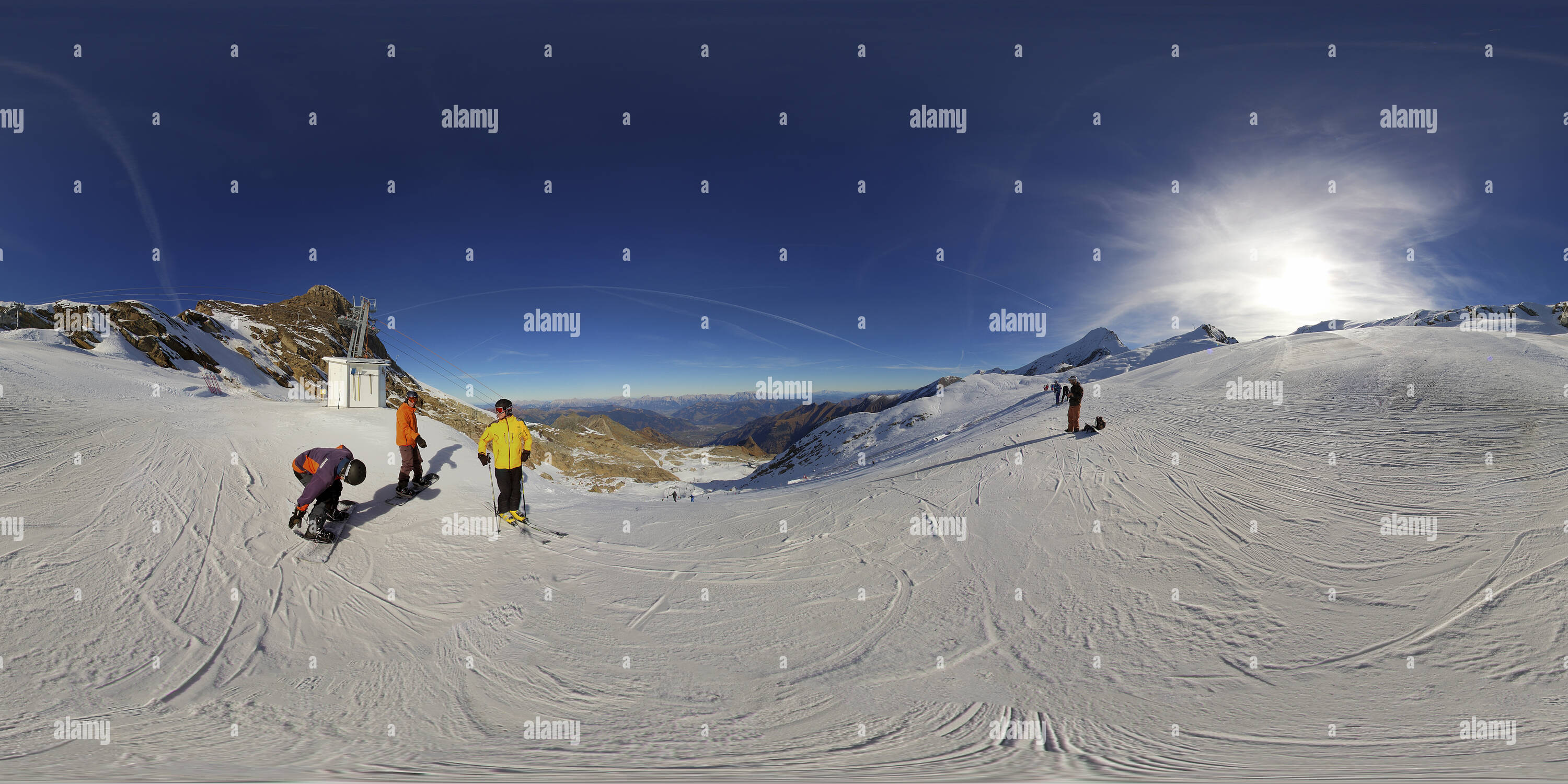 Vue panoramique à 360° de Station de Ski Kitzsteinhorn Kitzsteinhorn 04